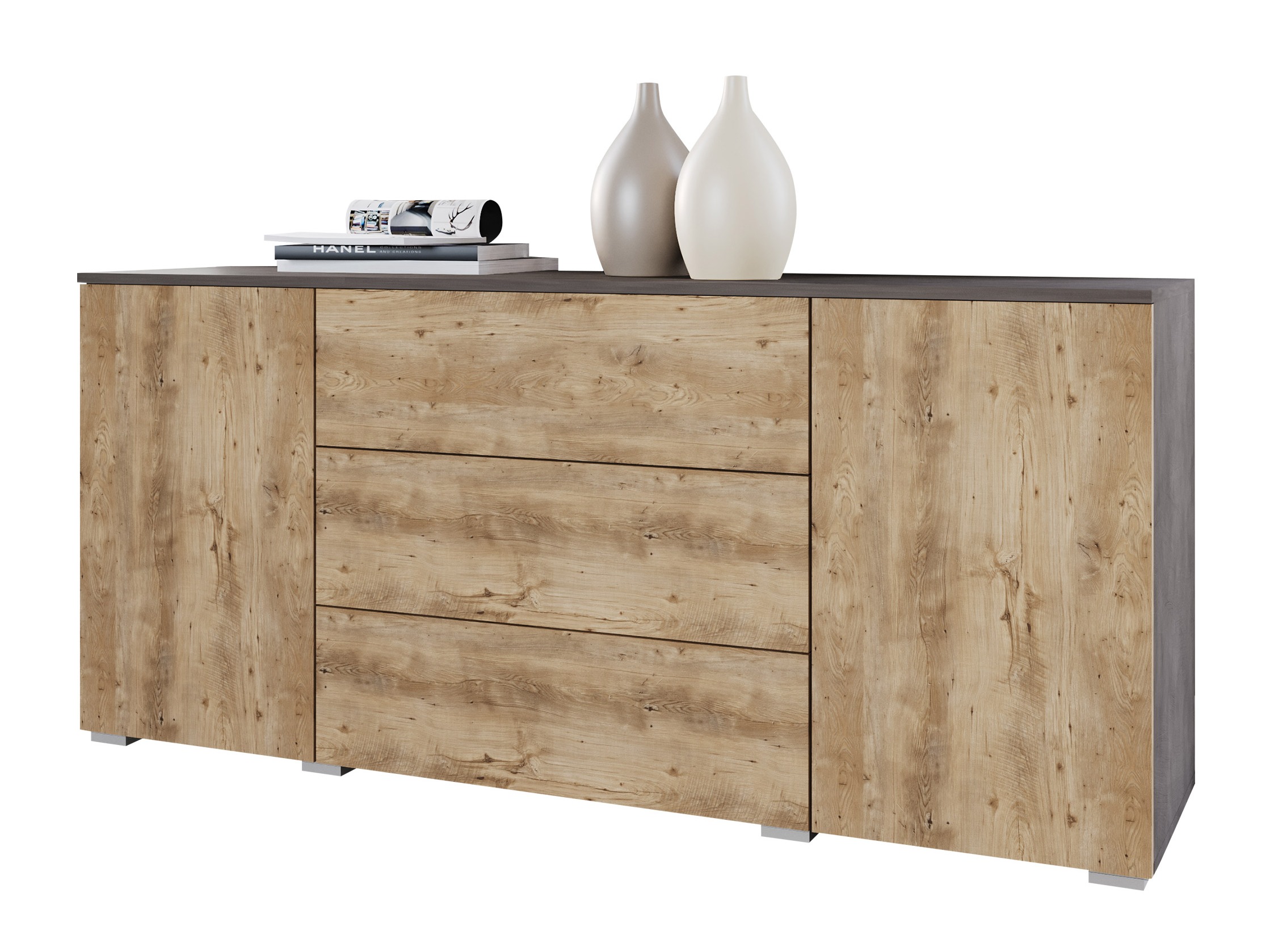 Kumode Sarasota 129 (Matera pelēks + Kastanis)