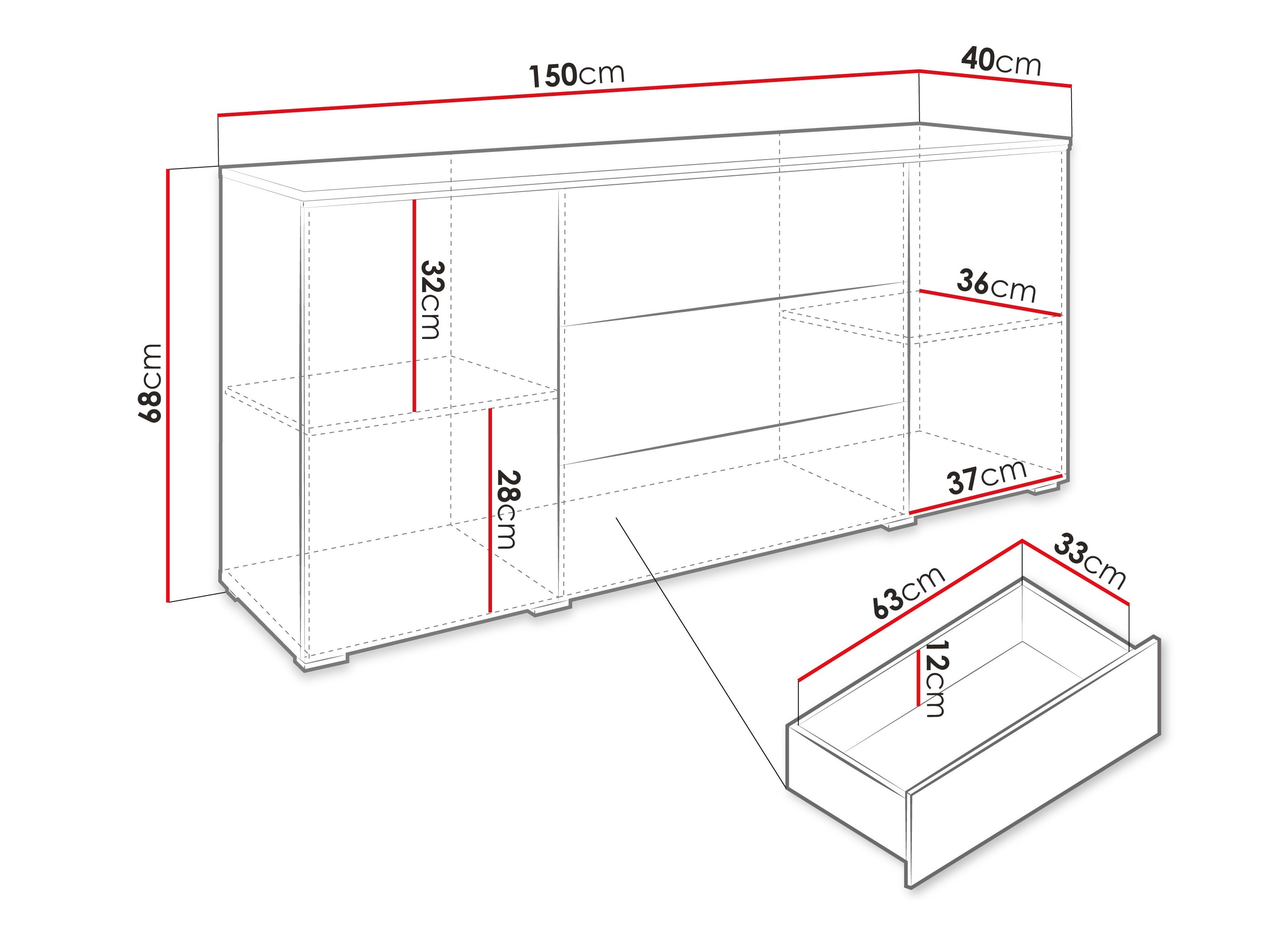 Kumode Sarasota 142 (Glancēts pelēks)