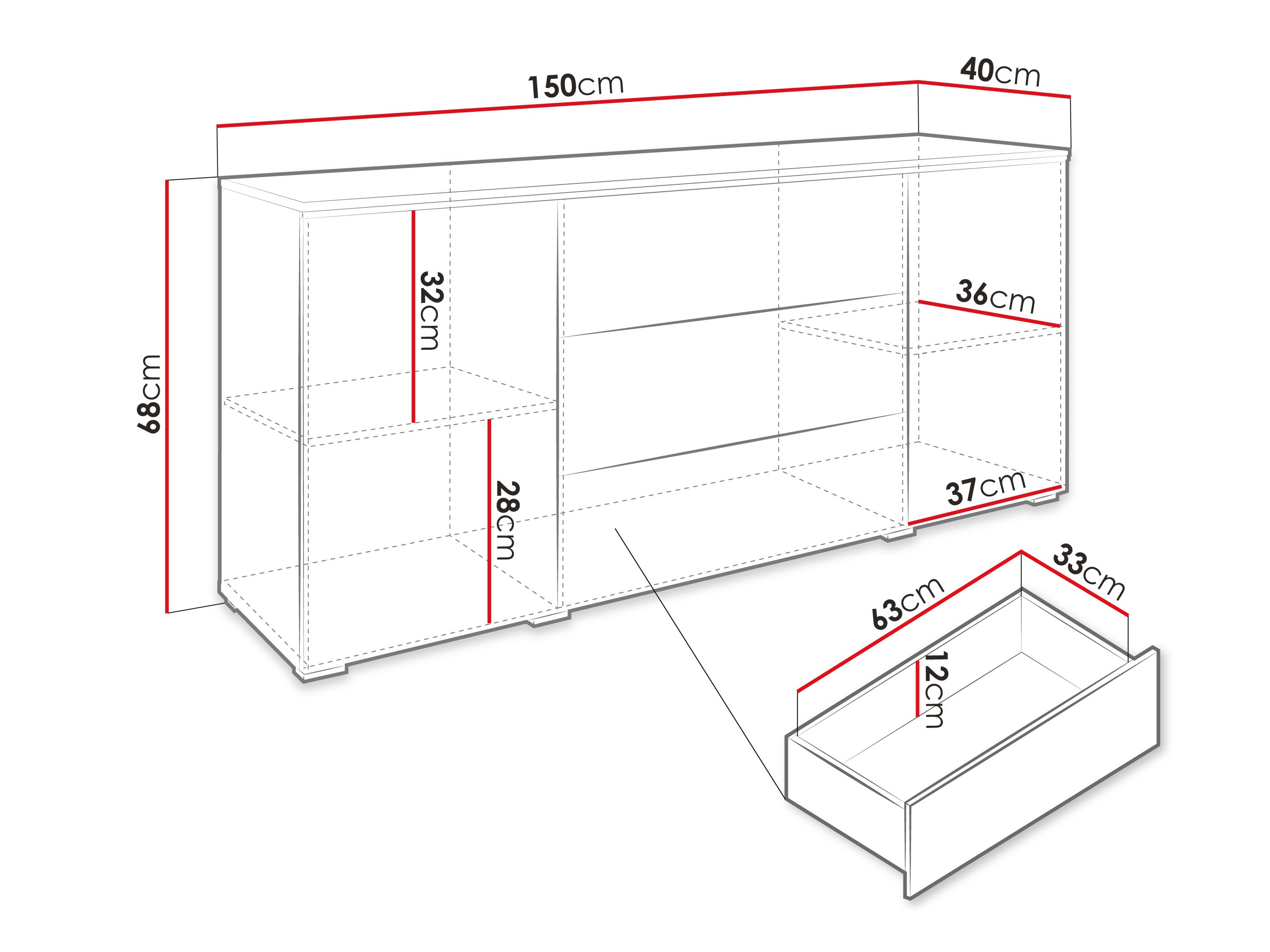 Kumode Sarasota 142 (Glancēts pelēks)