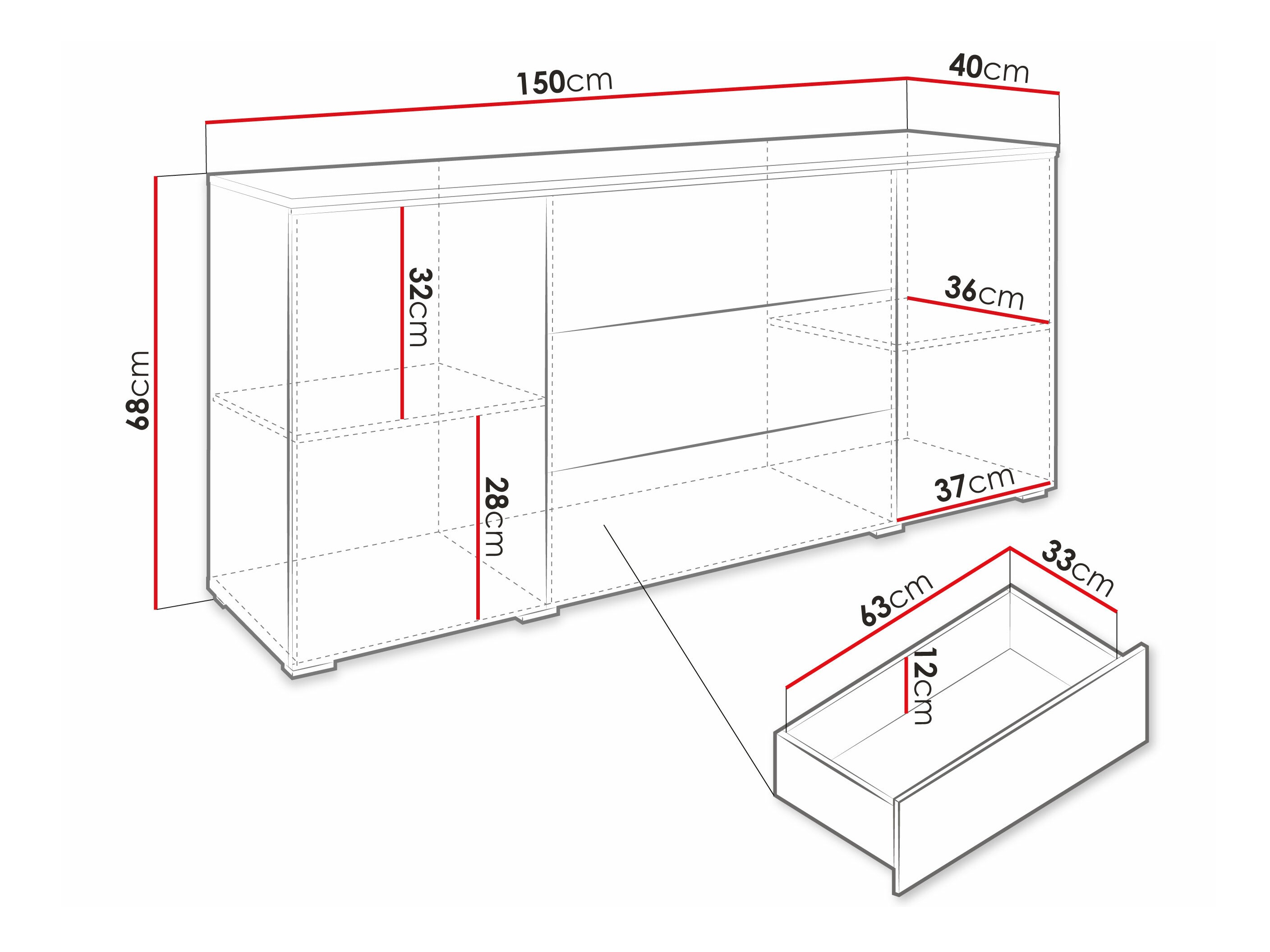 Kumode Sarasota 142 (Matera pelēks + Kastanis)