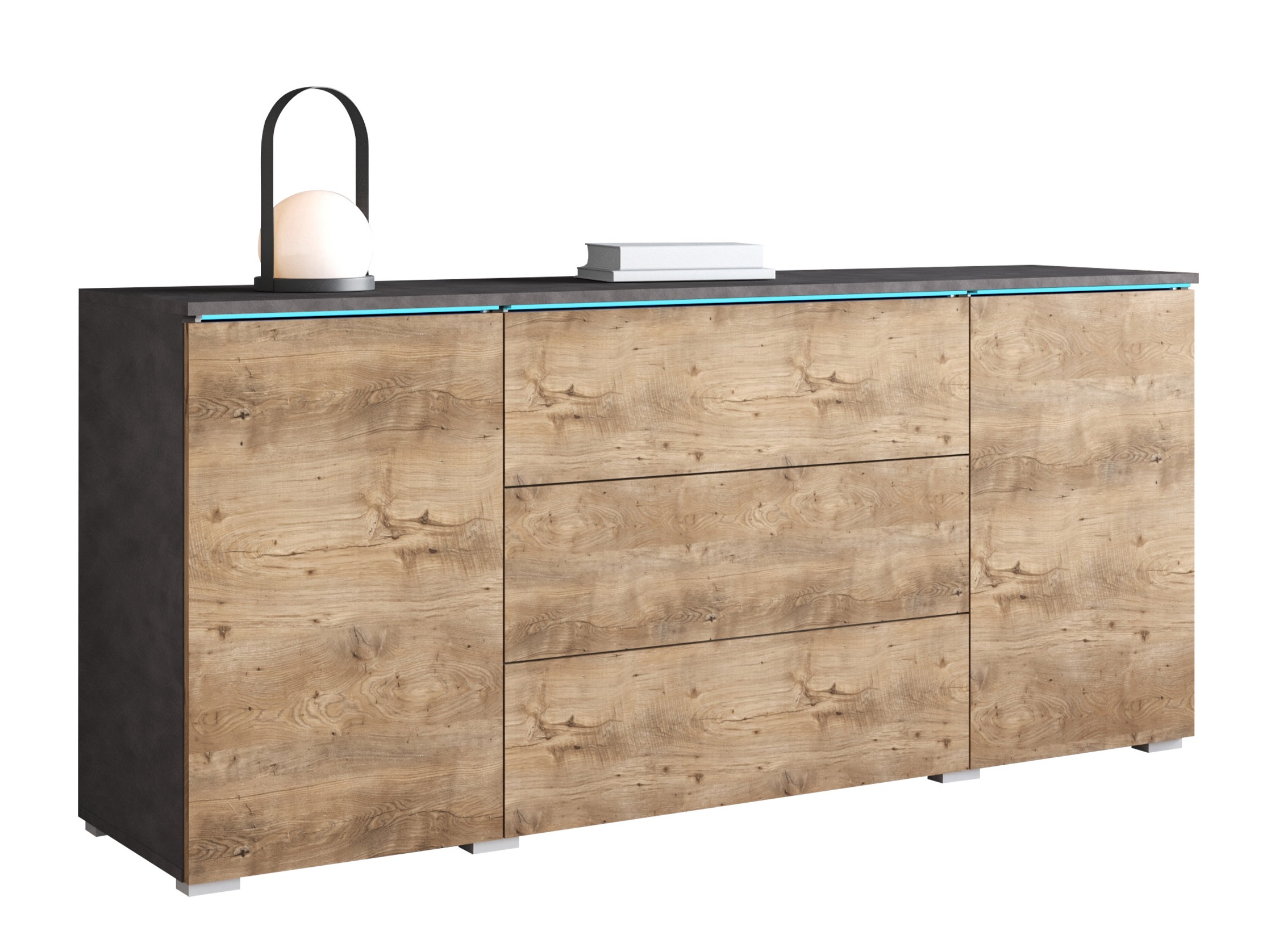 Kumode Sarasota 142 (Matera pelēks + Kastanis)