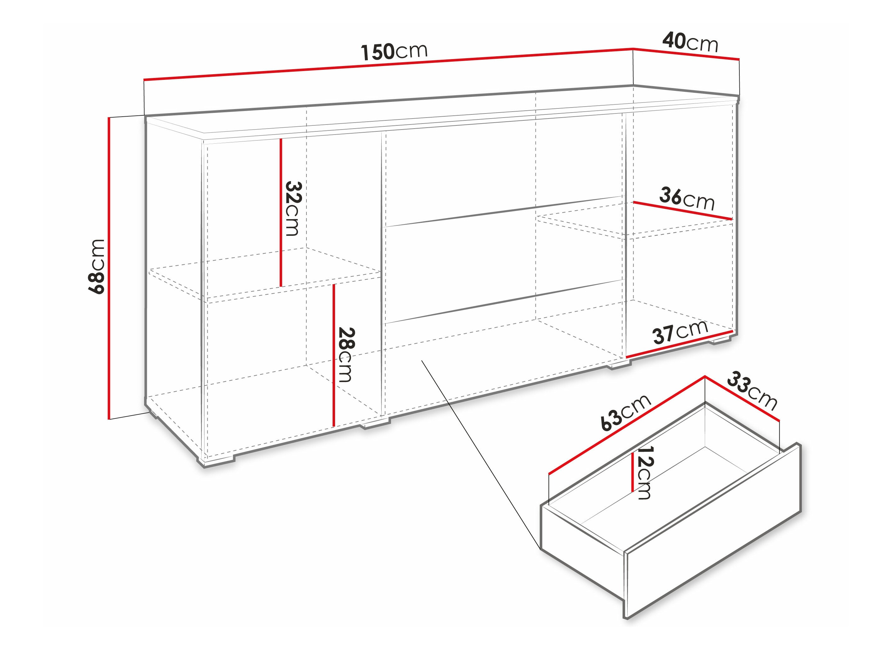 Kumode Sarasota 142 (Matera pelēks + Kastanis)