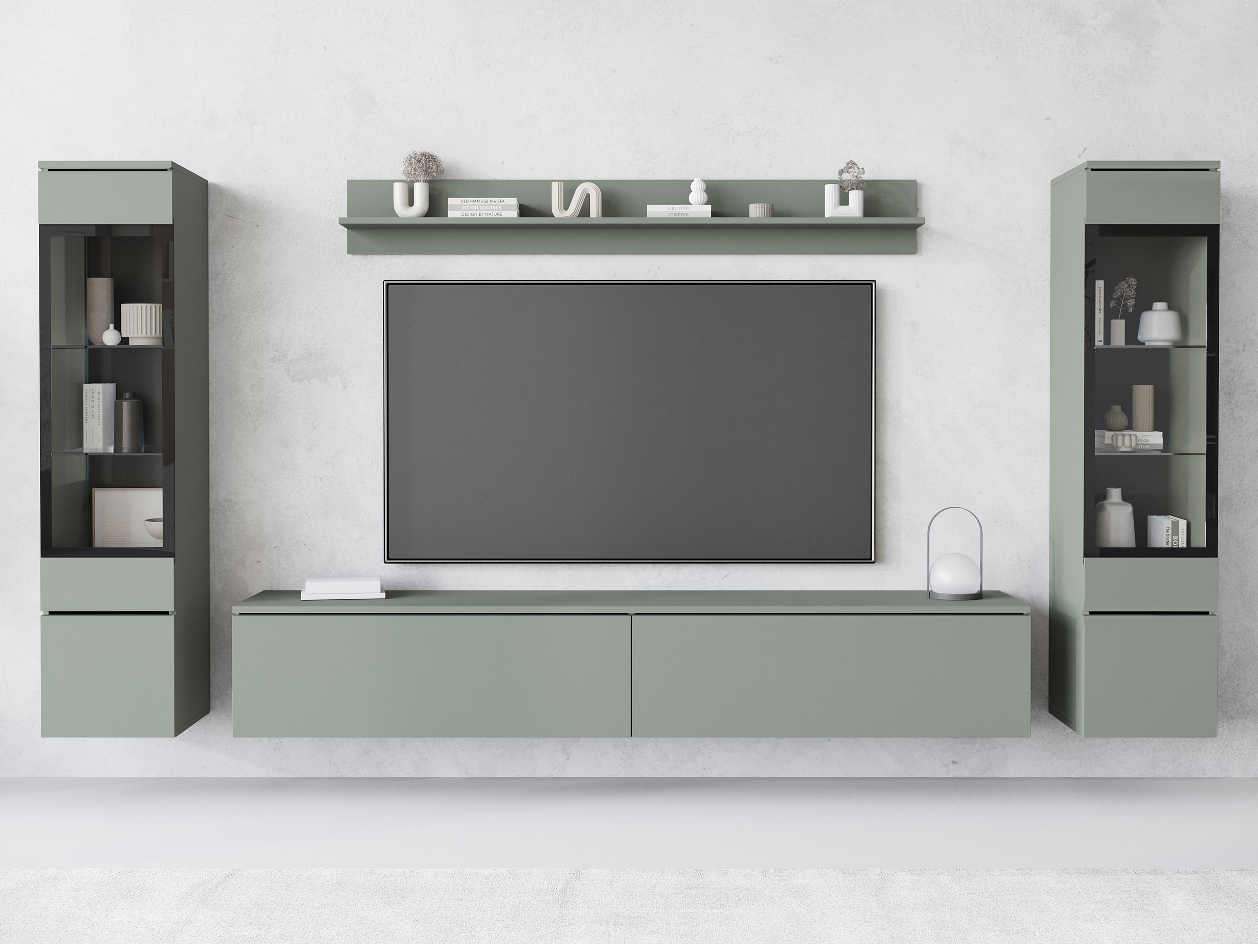 Viesistabas komplekts Sarasota 126 (Putekļaini zaļa)