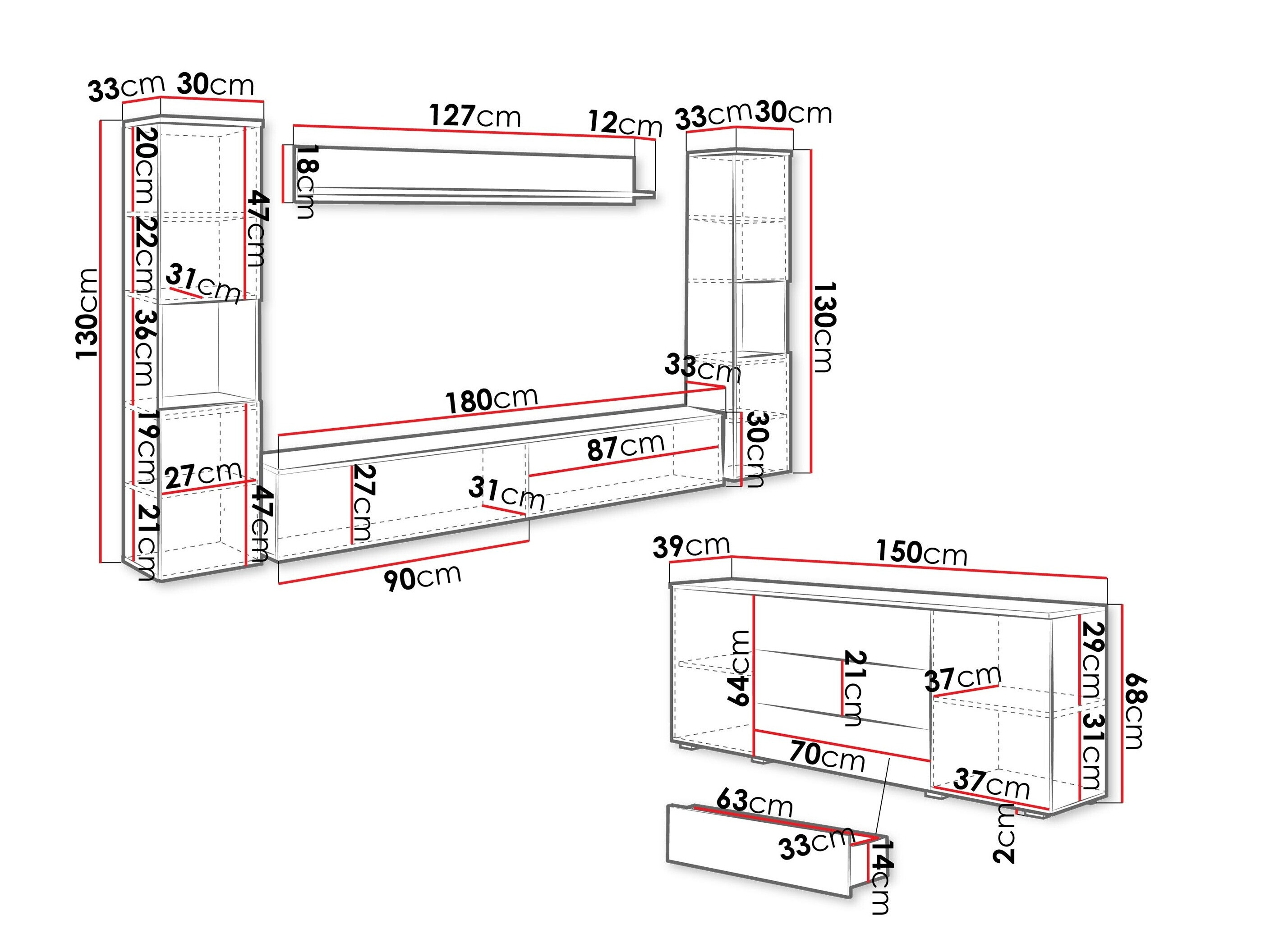Viesistabas komplekts Sarasota 133 (Kašmirs)