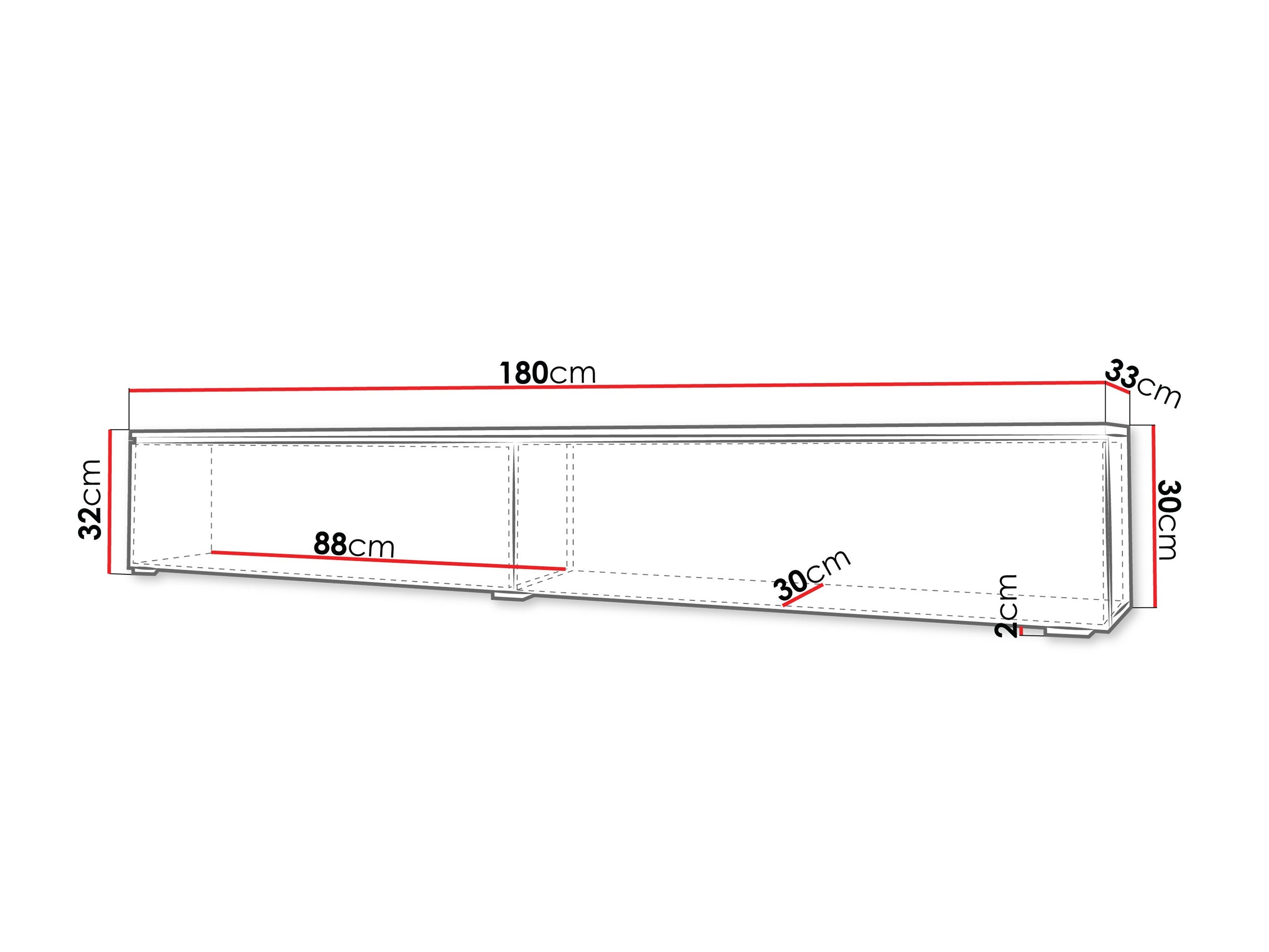 TV galds Sarasota 121 (Putekļaini zaļa)