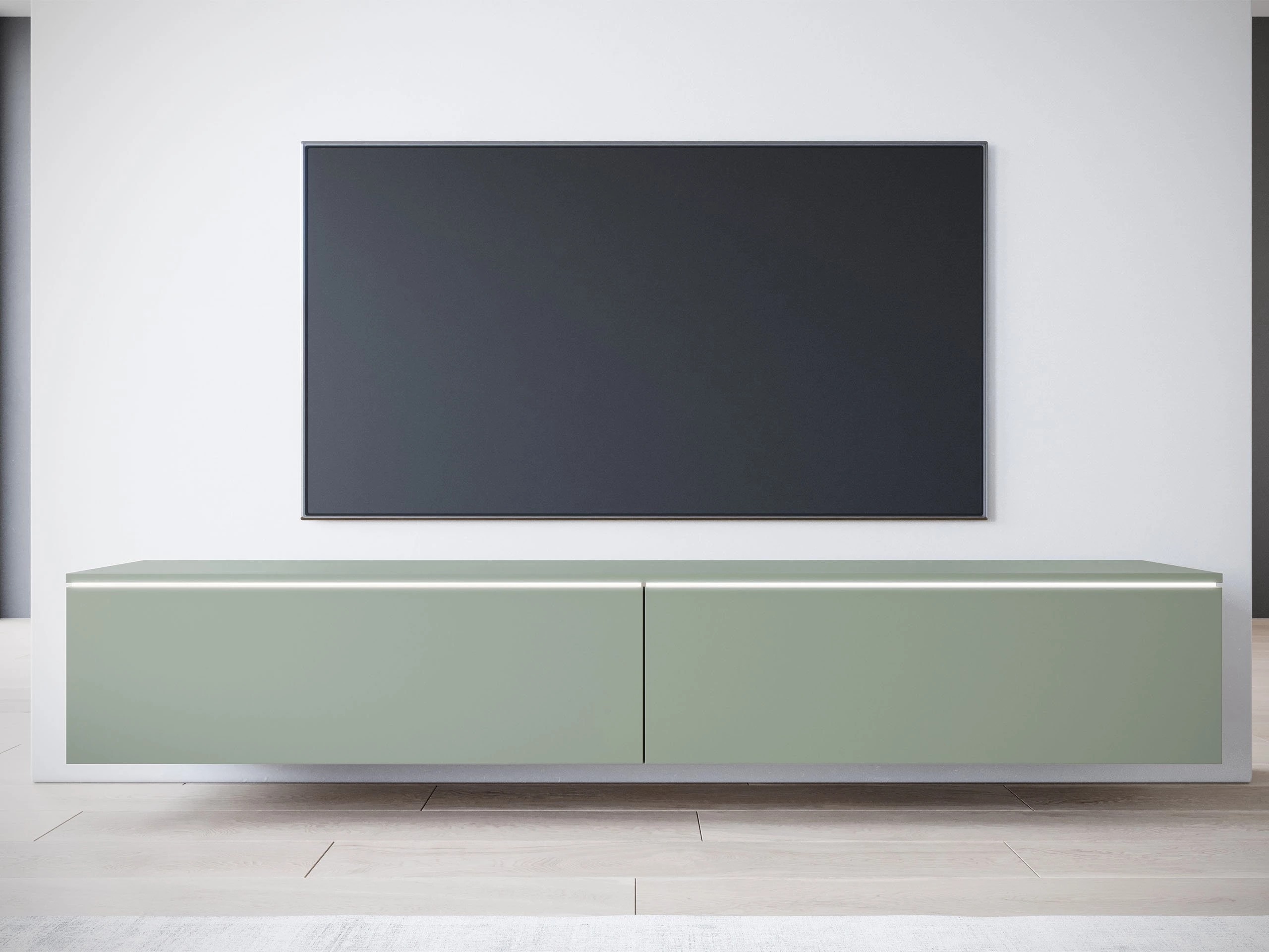 TV galds Sarasota 121 (Putekļaini zaļa)