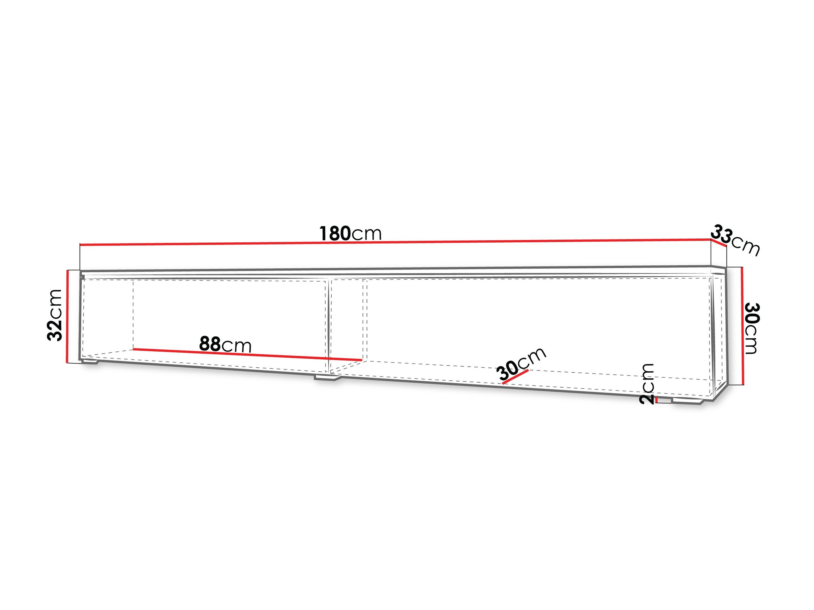 ТВ тумба Sarasota 121 (Кашемир)