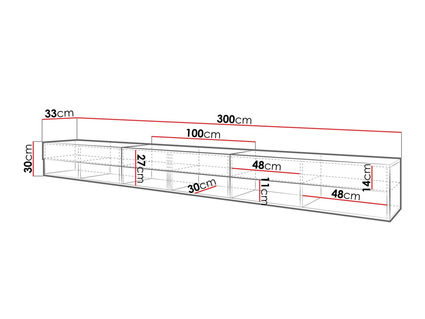 ТВ тумба Sarasota 144 (Кашемир)