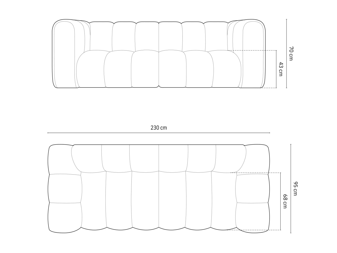 Dīvāns Cirleve 103 (Baloo 2074)
