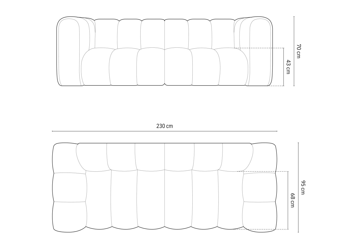 Dīvāns Cirleve 103 (Baloo 2085)