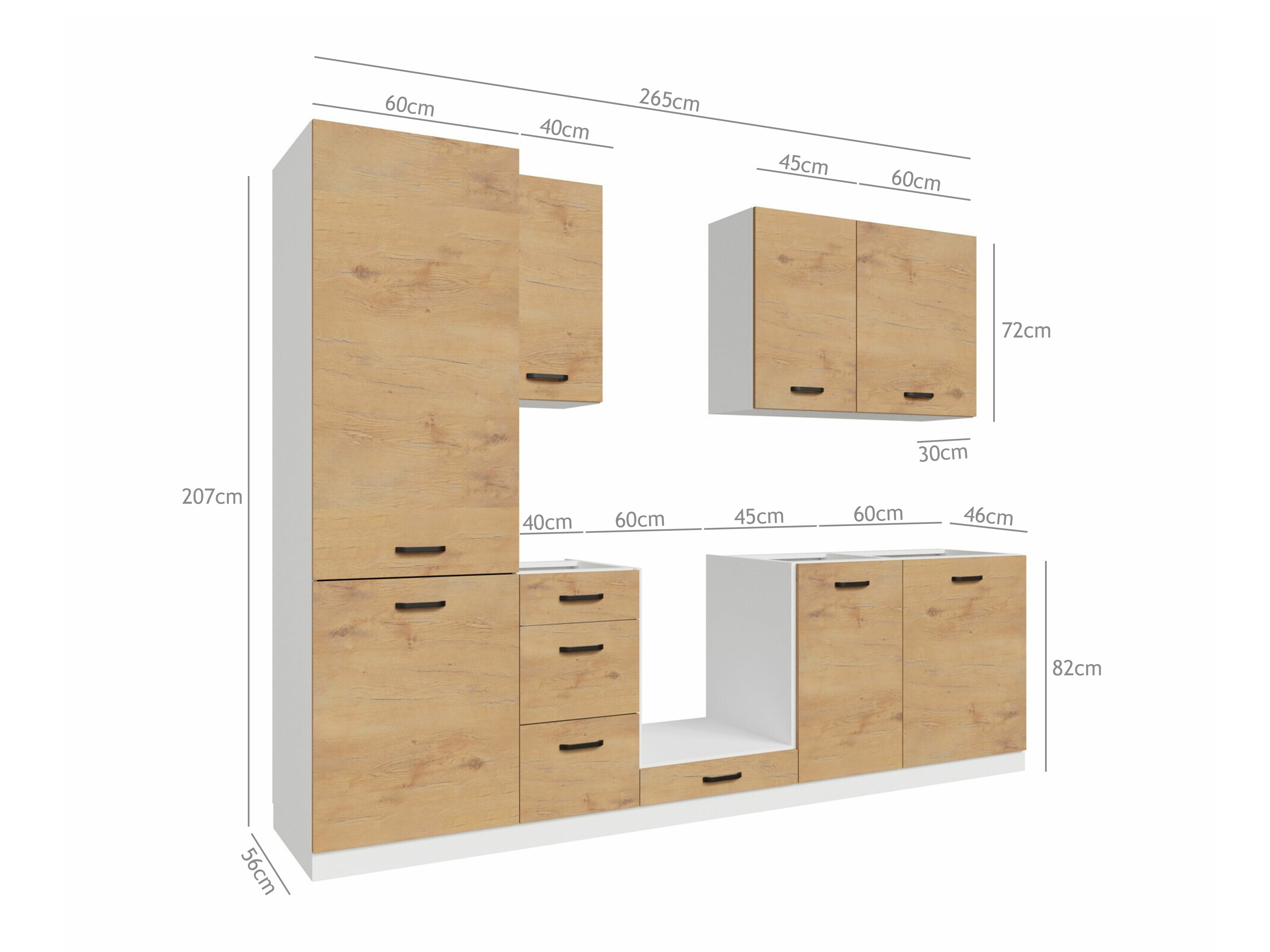 Модульный кухонный гарнитур Amper Lancelot 169