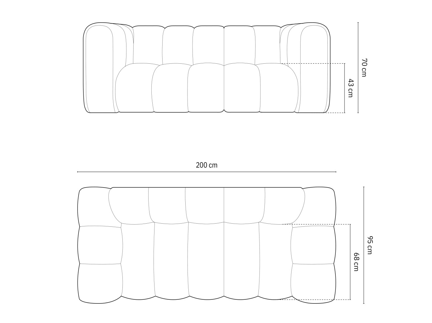 Dīvāns Cirleve 102 (Baloo 2082)