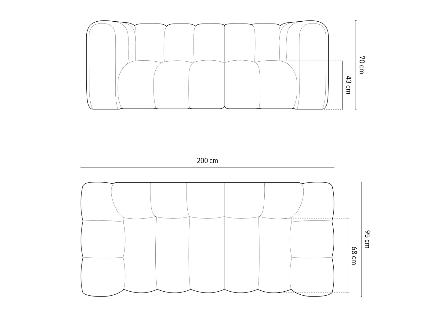 Dīvāns Cirleve 102 (Baloo 2090)