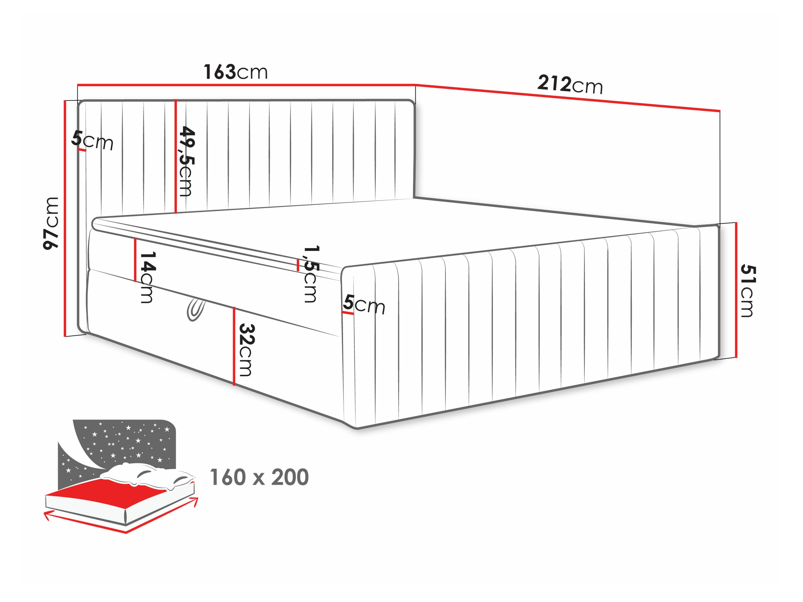 Kontinentālā gulta Comfivo 482 (Manila 09)