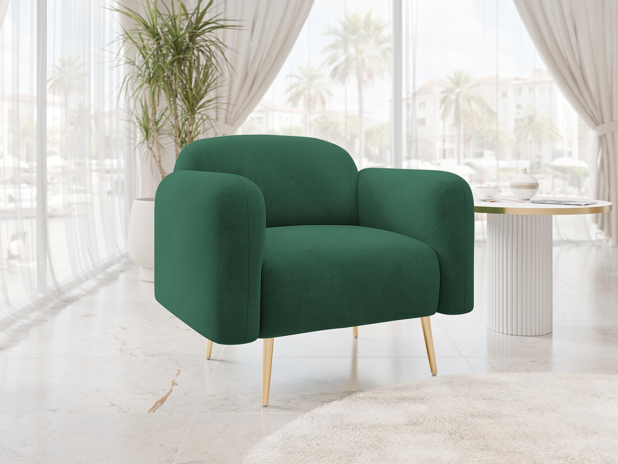 Atpūtas krēsls Comfivo Beatitudo I (Uttario Velvet 2952)