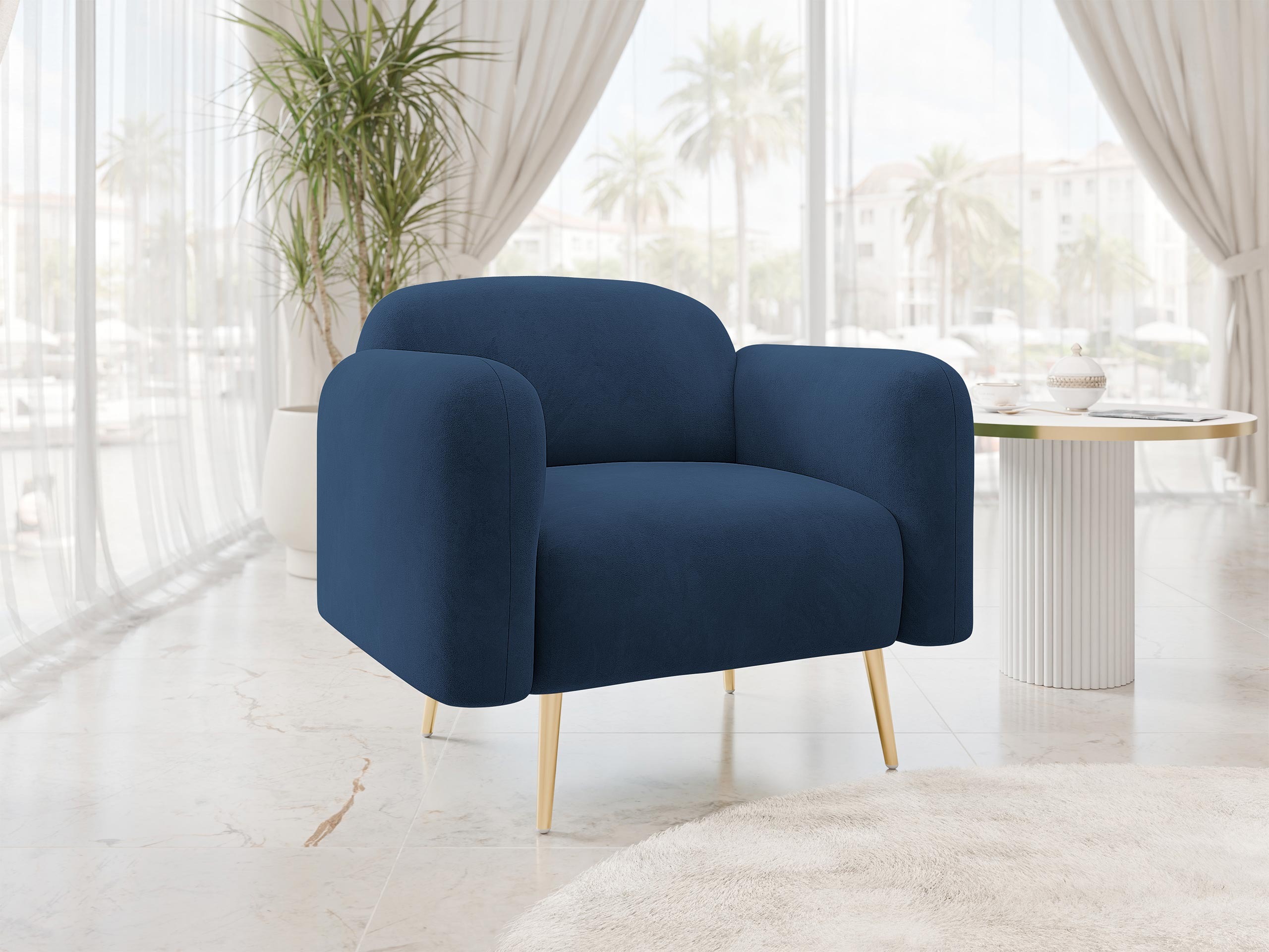 Atpūtas krēsls Comfivo Beatitudo I (Uttario Velvet 2967)