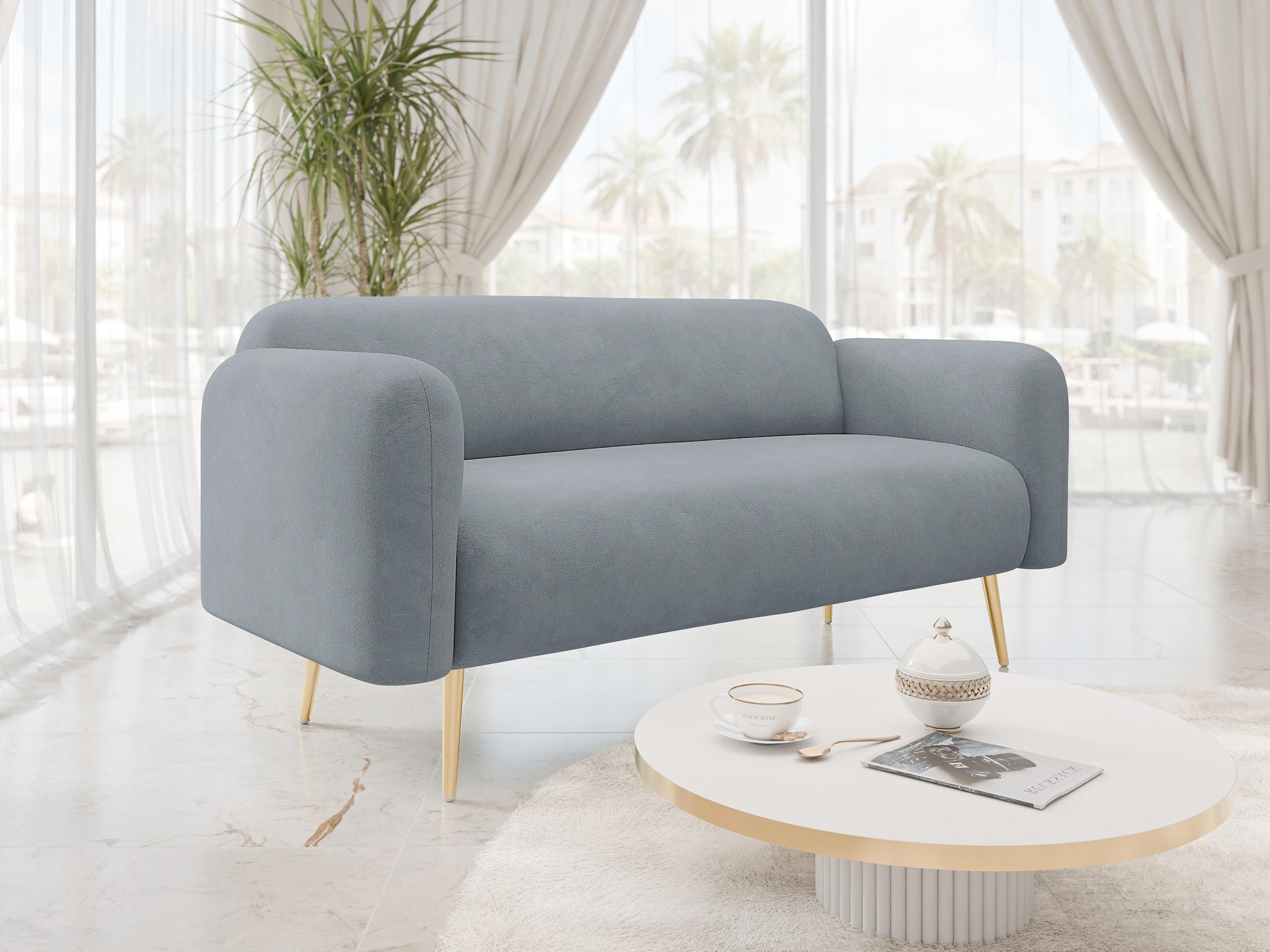 Dīvāns Comfivo Beatitudo II (Uttario Velvet 2972)