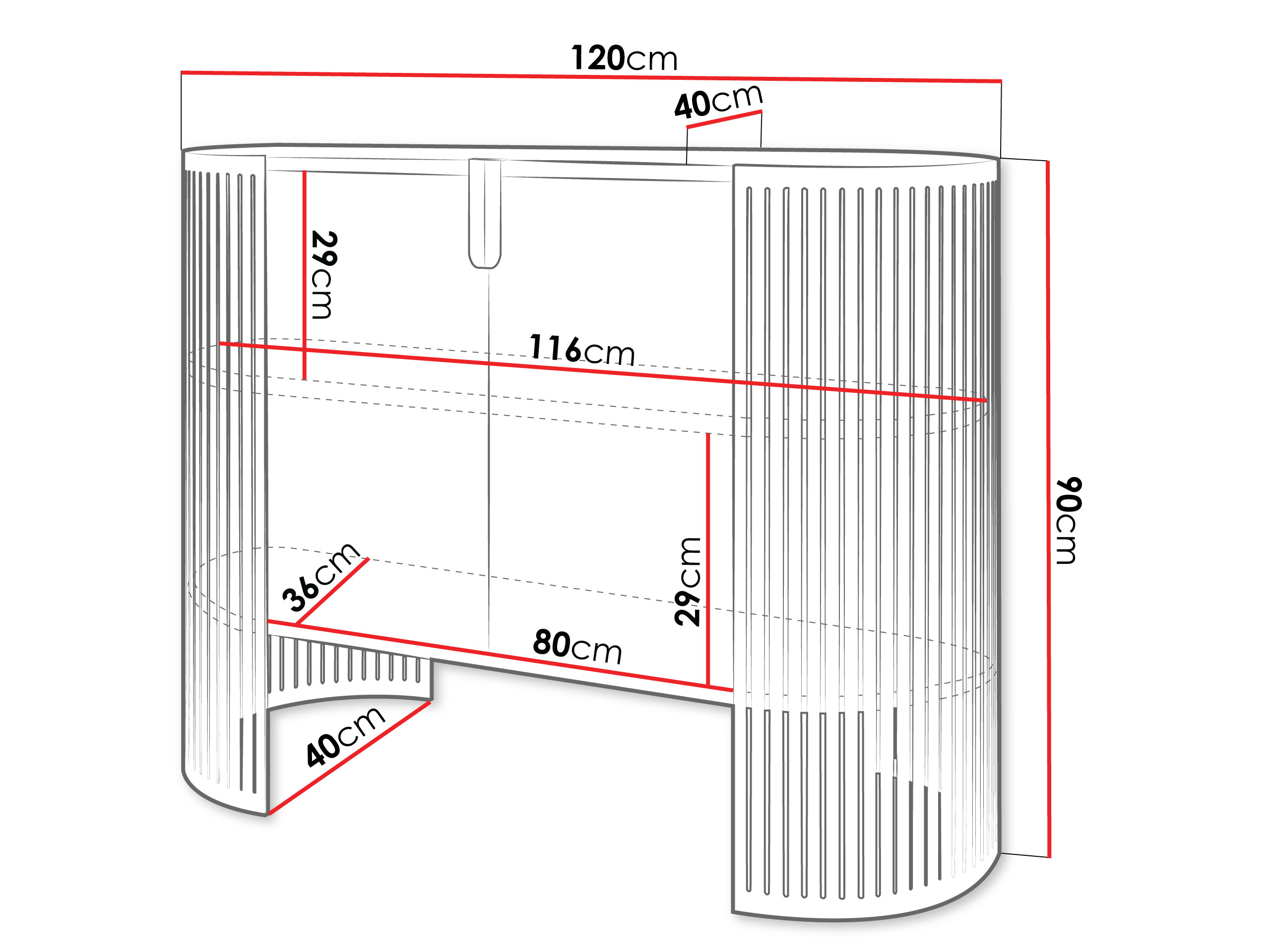 Skapis Sordore 129 (Melns + Kašmirs)