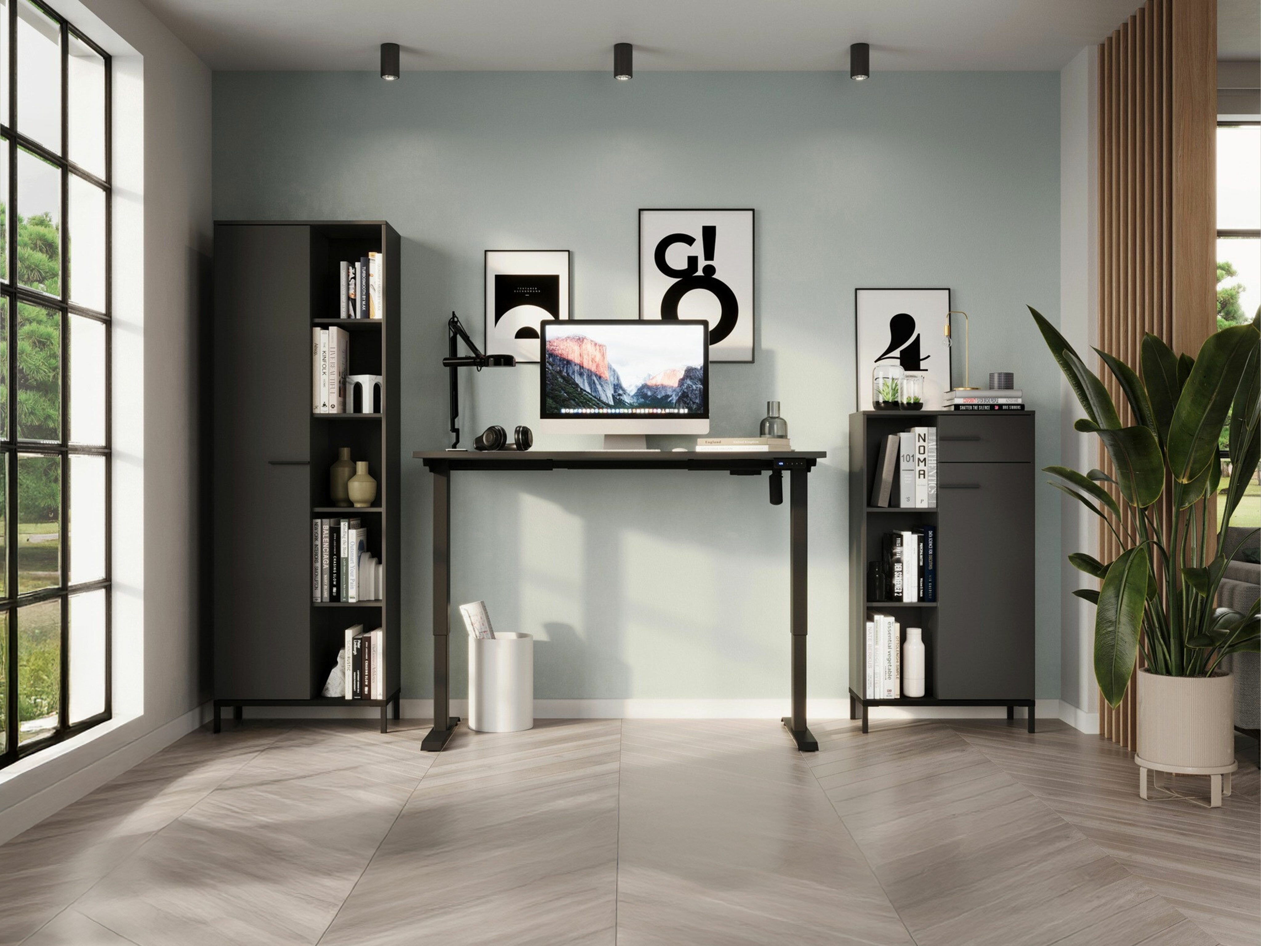 Mājas biroja komplekts Solaro 103 (Grafīts)