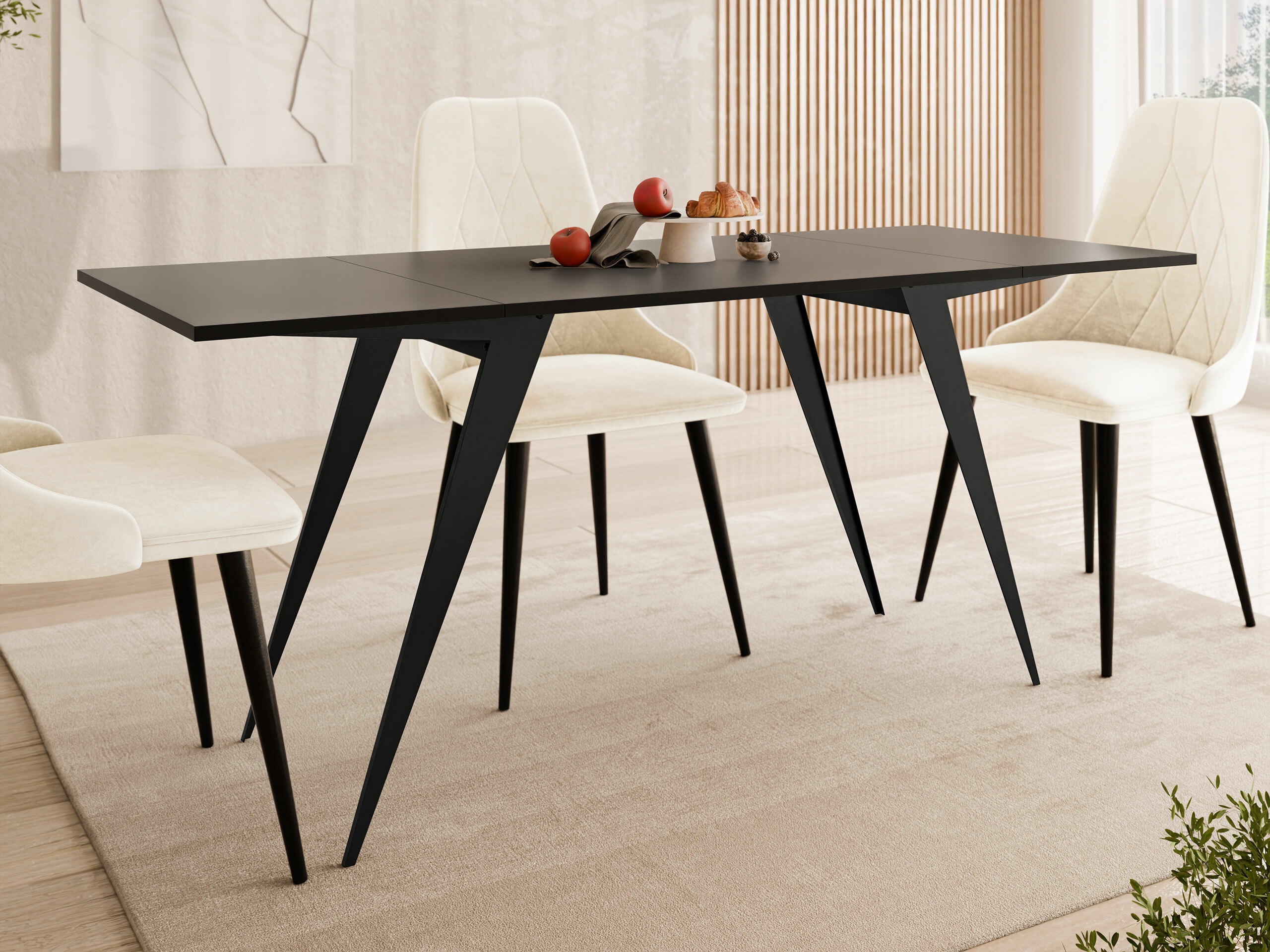 Журнальный столик - трансформер Oswego 150 (Чёрный)