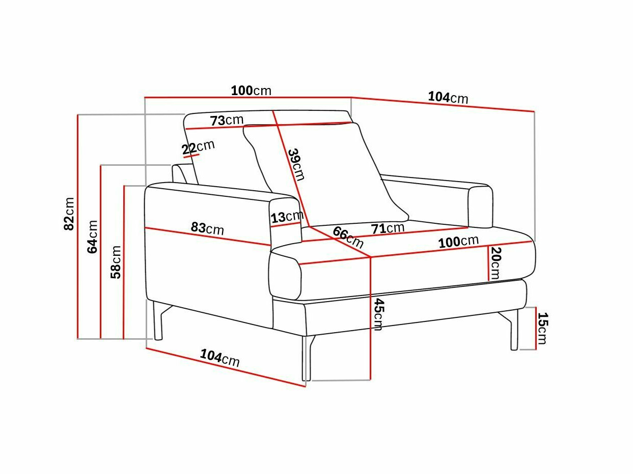 Krēsls Elisonu 102 (Silencio 03)