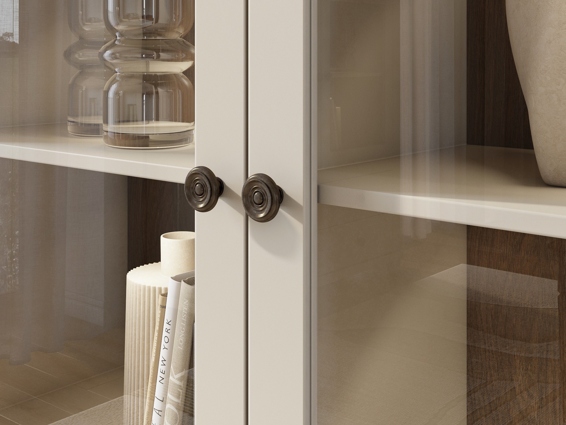 Kumode Tolnue 105 (Gaiši bēšs + Ozols)