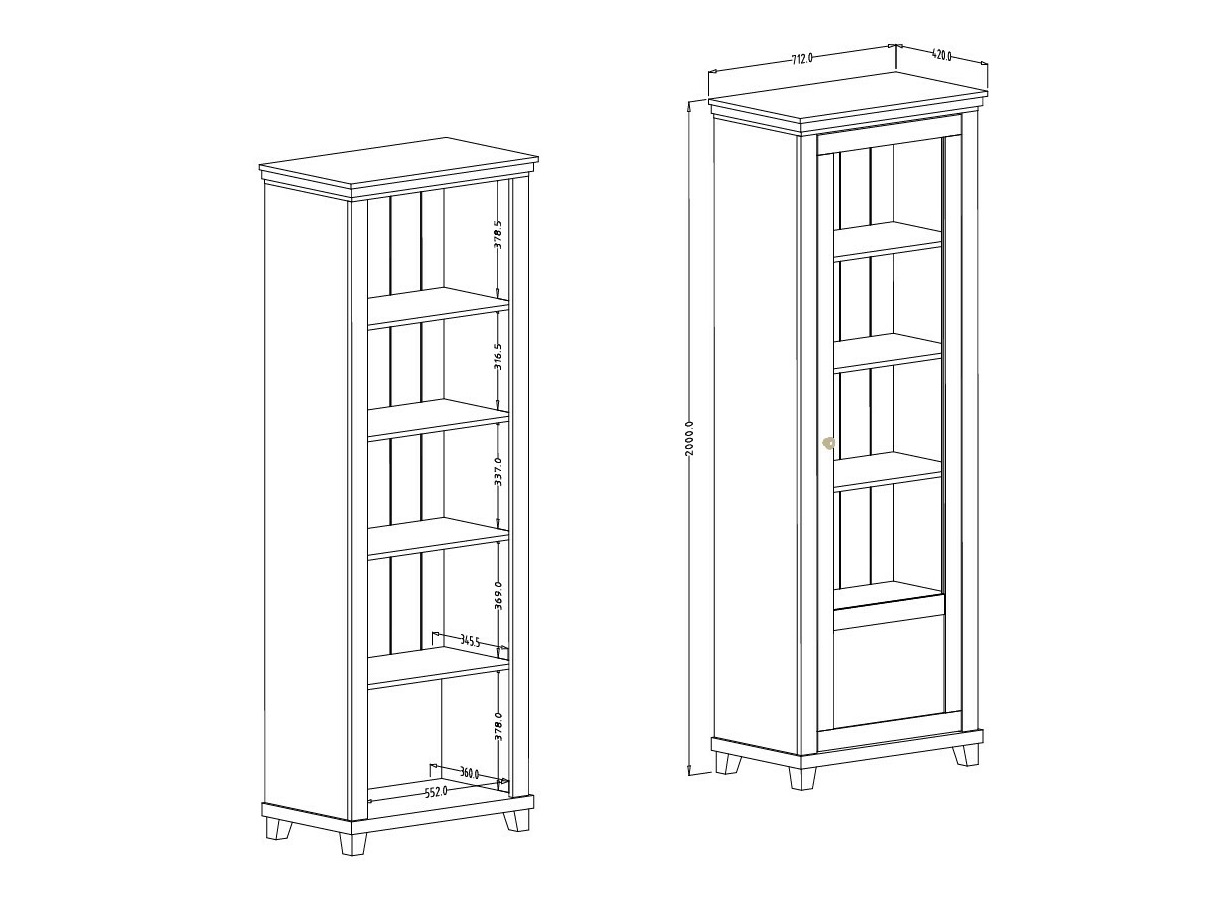 Plaukts Tolnue 101 (Gaiši bēšs + Ozols)