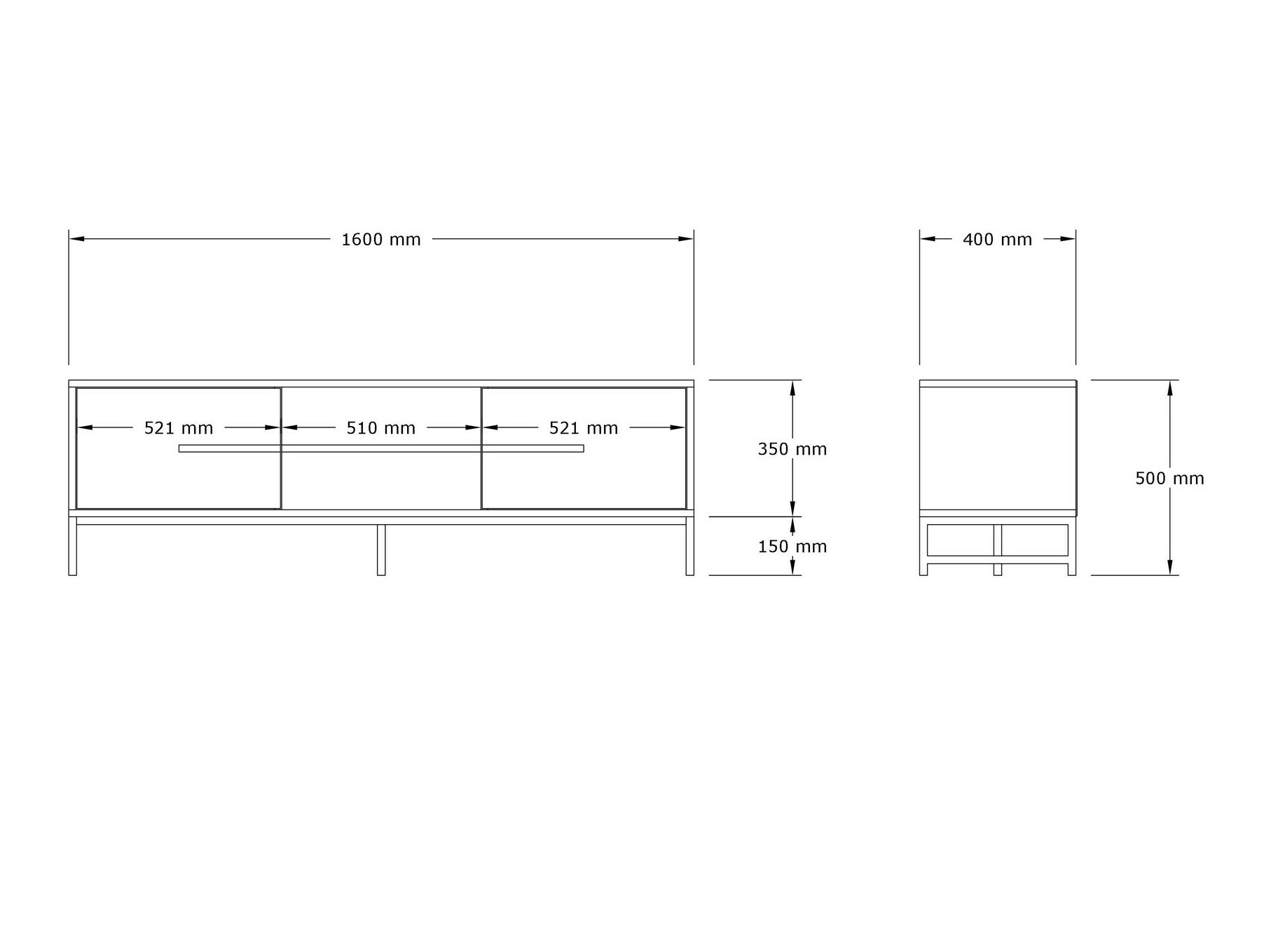 TV galds Kailua 1486