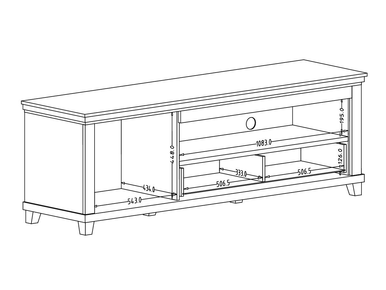 Viesistabas komplekts Tolnue 135