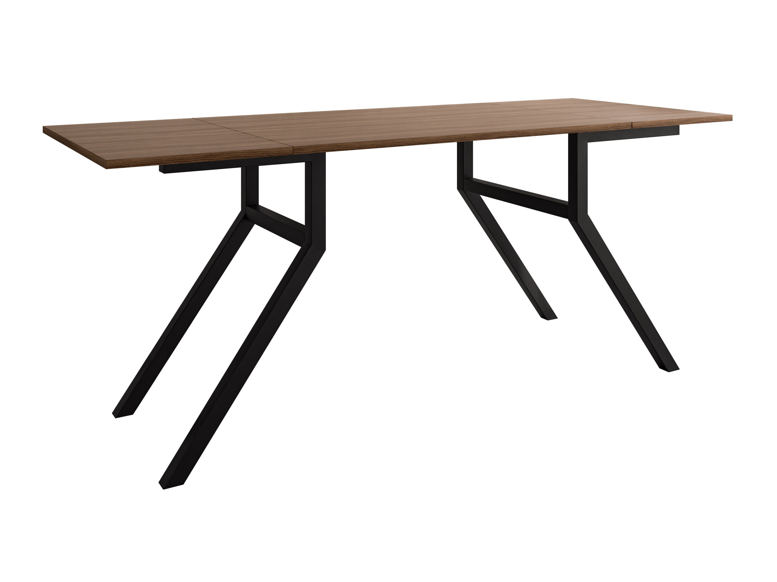 Журнальный столик - трансформер Oswego 151 (Грецкий орех + Чёрный)