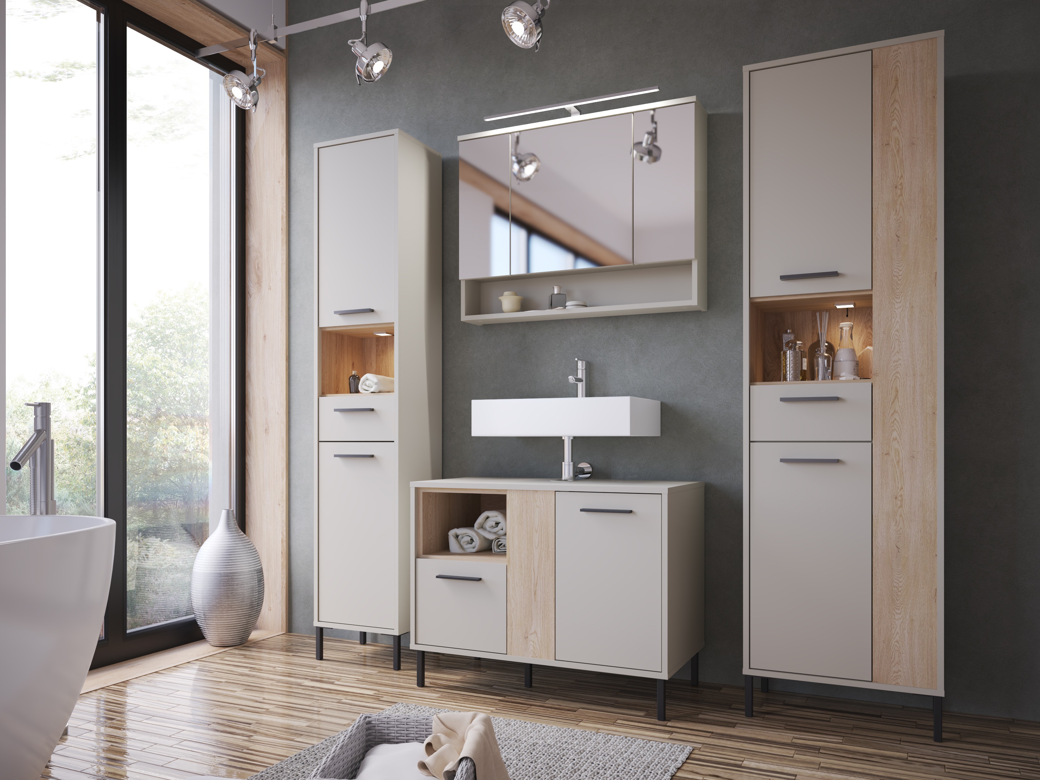 Шкаф для ванной комнаты c зеркалом Camelbu 101