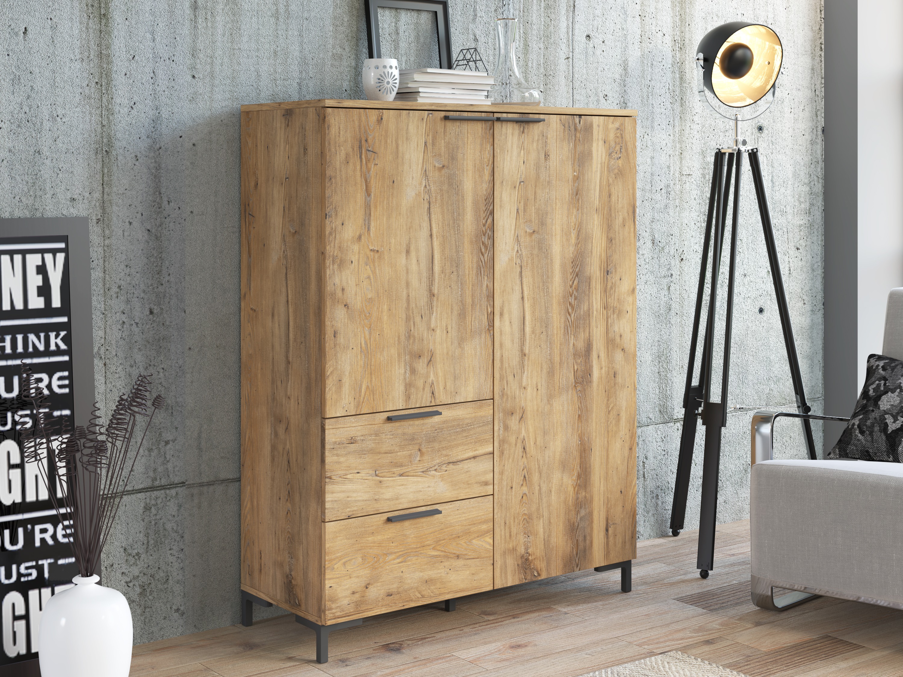 Стеллаж Salnola 100 (Каштан)