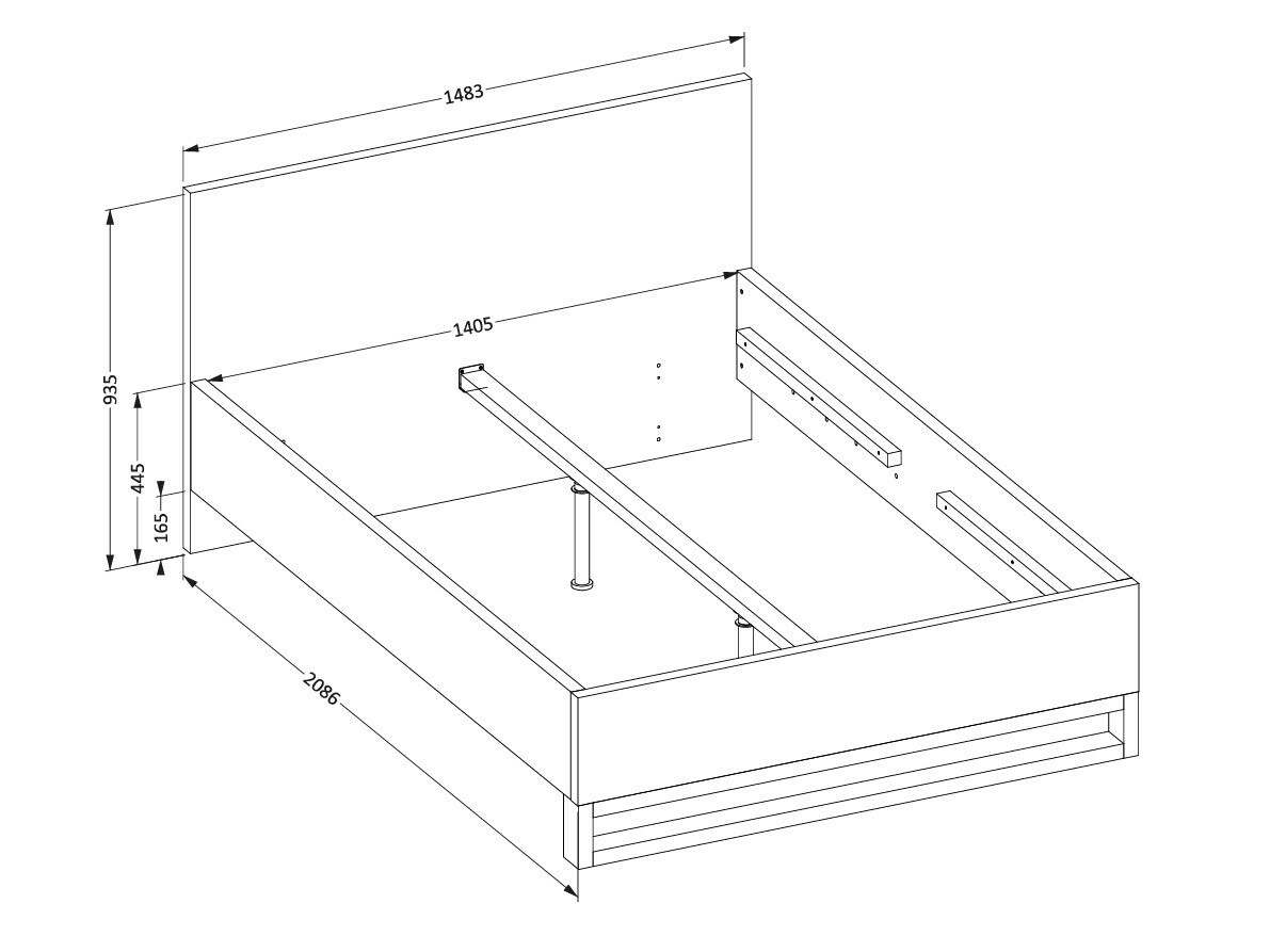 Кровать Avicavu 118