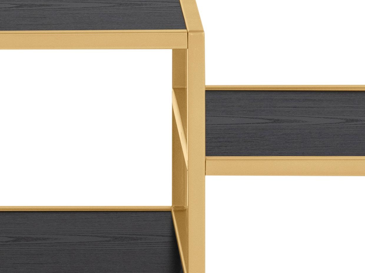 Plaukts Norsica Sevferi 102 (Melnie pelni + Zelta)