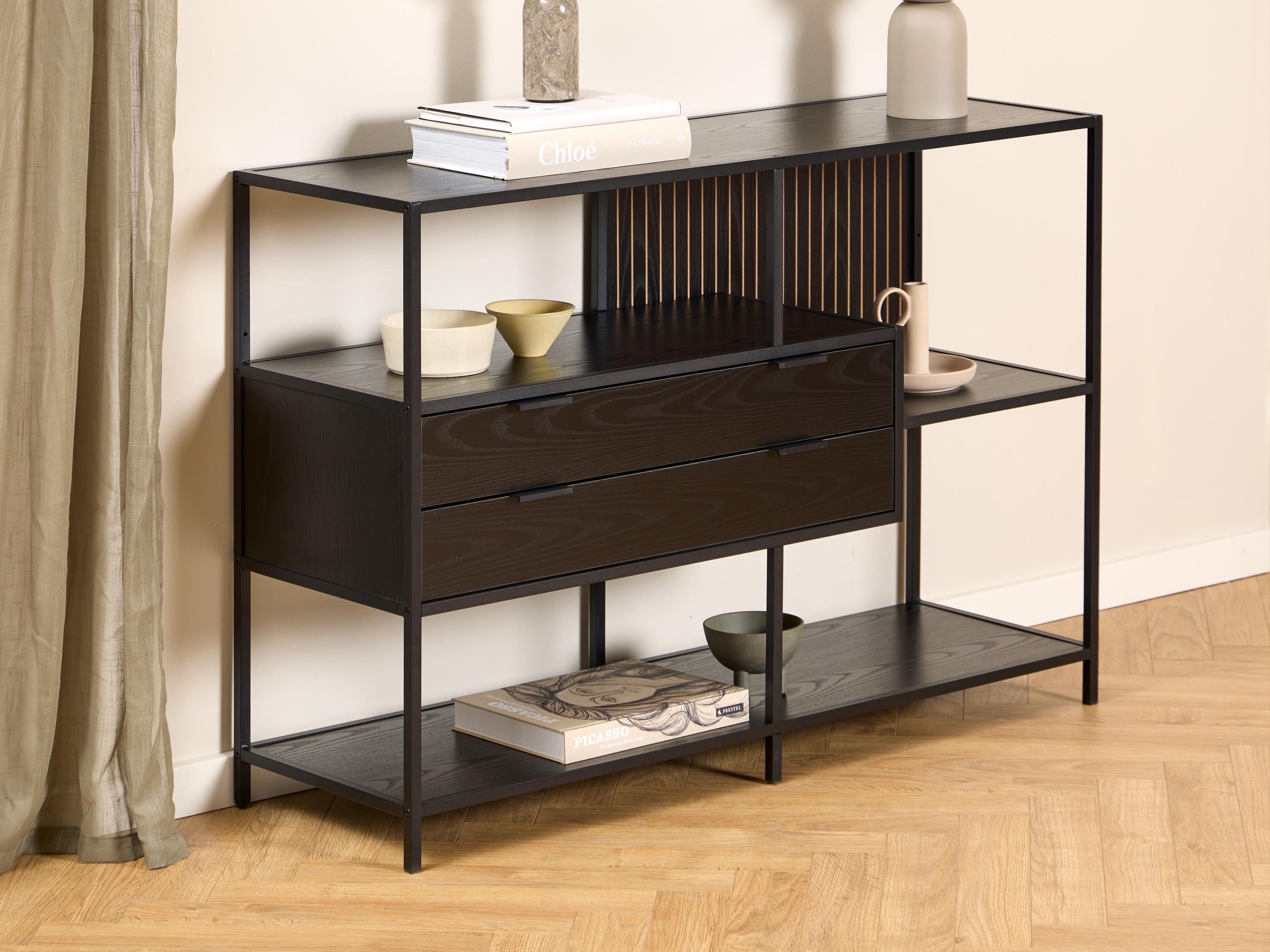 Plaukts Norsica Sevferi 183 (Melnie pelni + Melns)