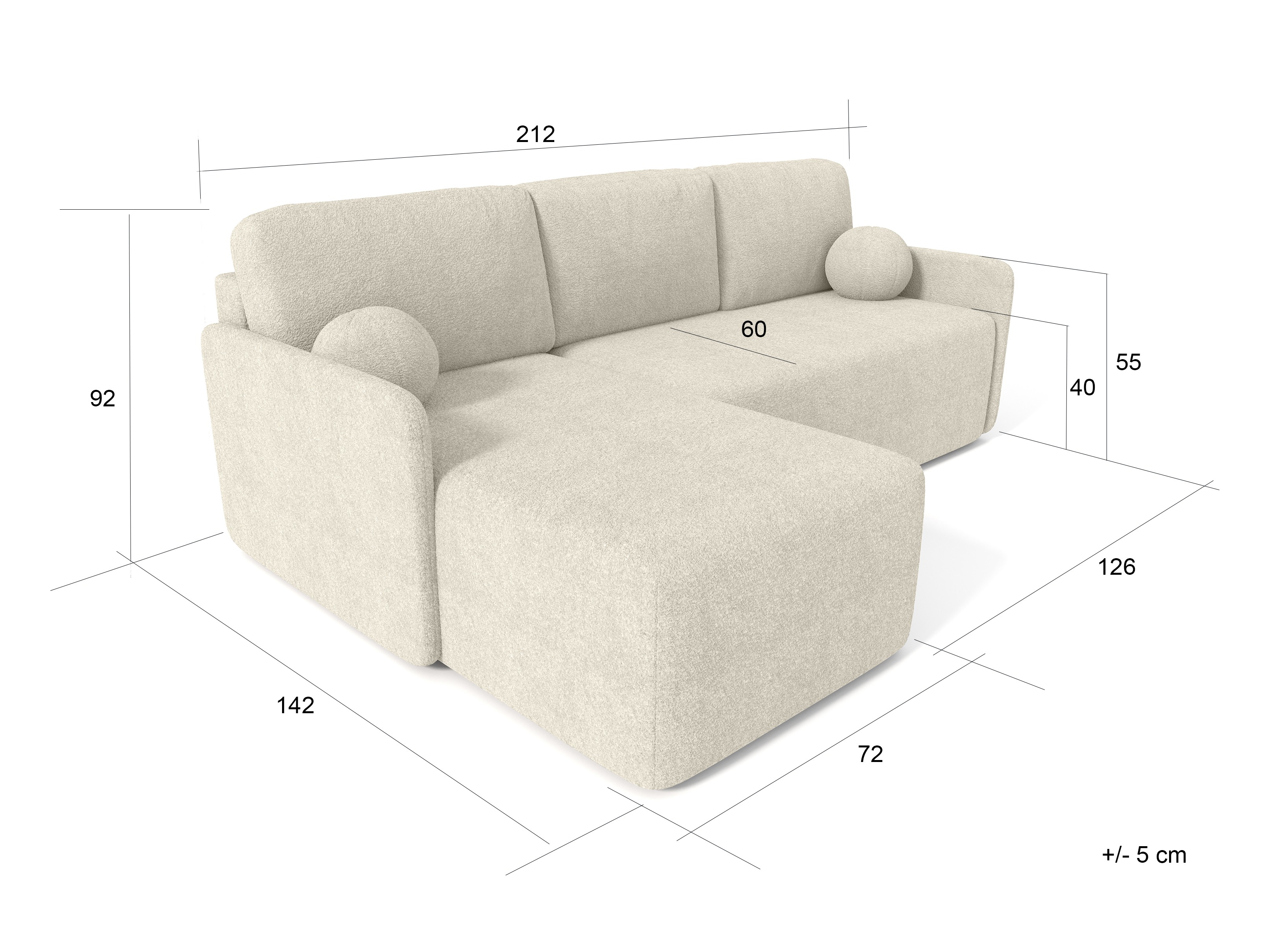 Stūra dīvāns Greensboro 106
