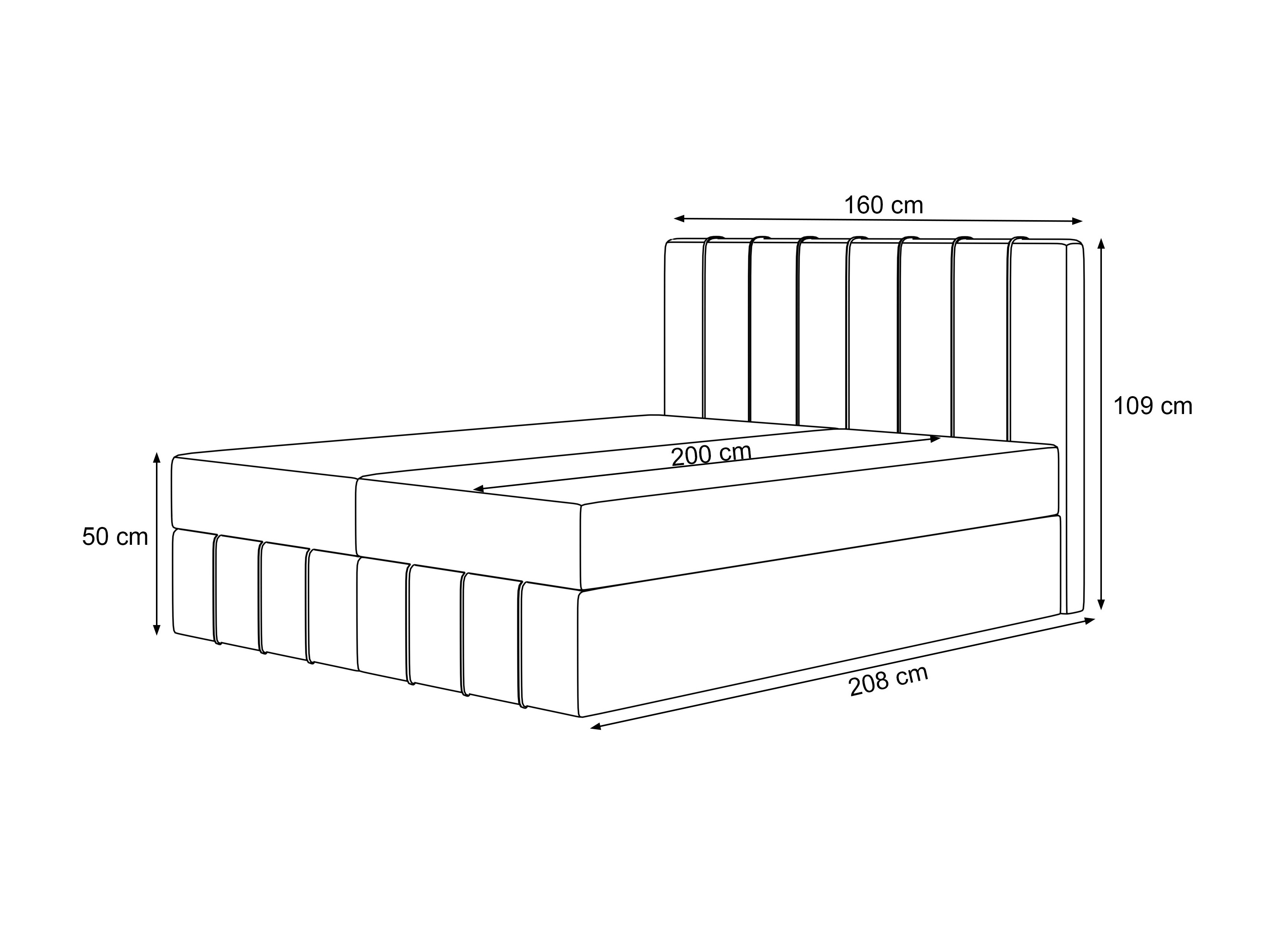 Kontinentālā gulta Martinez 125 (Pianav 18)