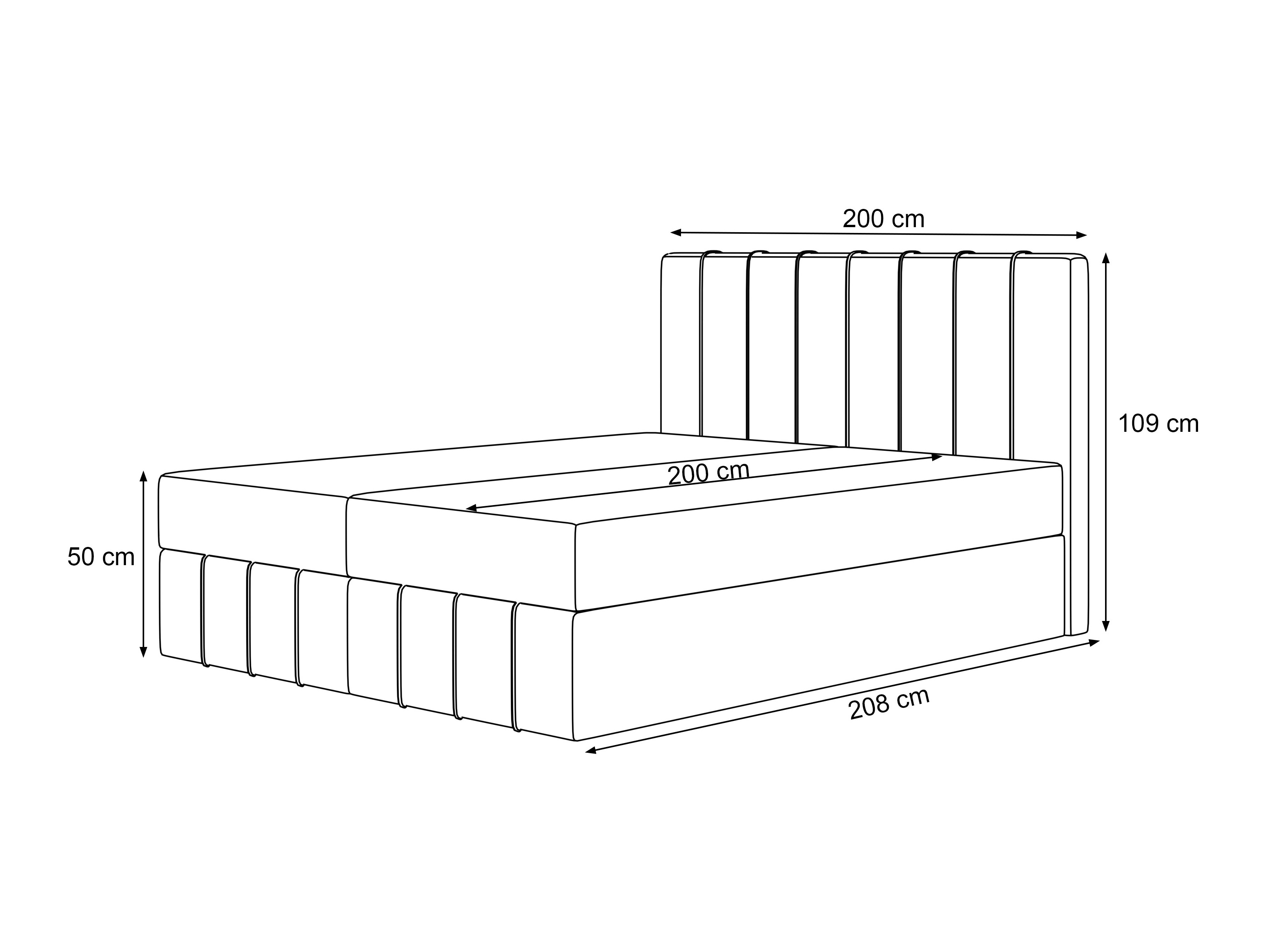 Kontinentālā gulta Martinez 125 (Pianav 26)