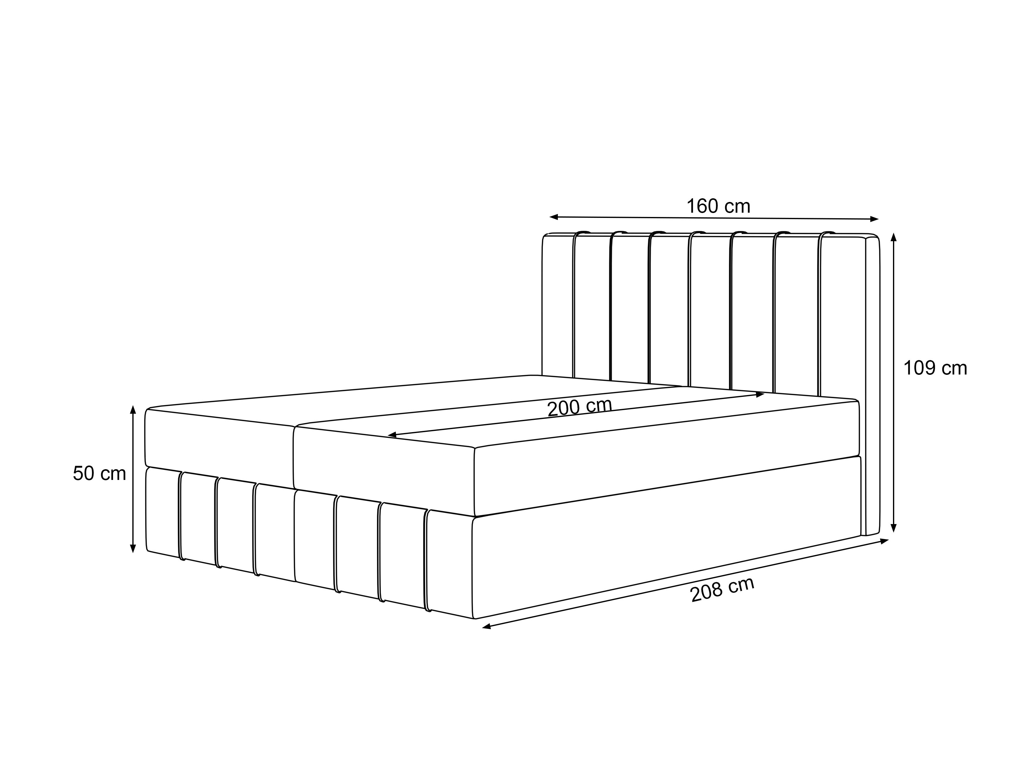 Kontinentālā gulta Martinez 125 (Pianav 26)