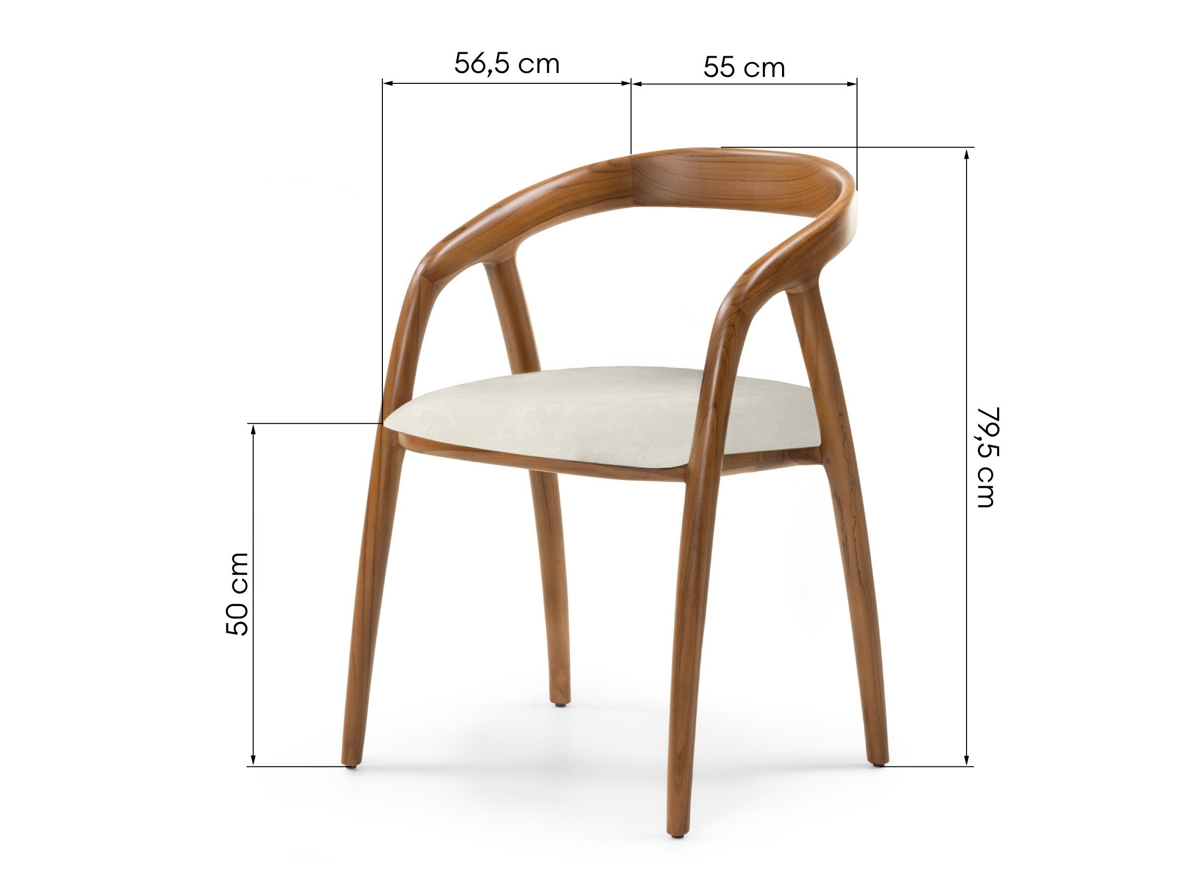 Krēsls Burleson 492 (Krēms + Ozols)