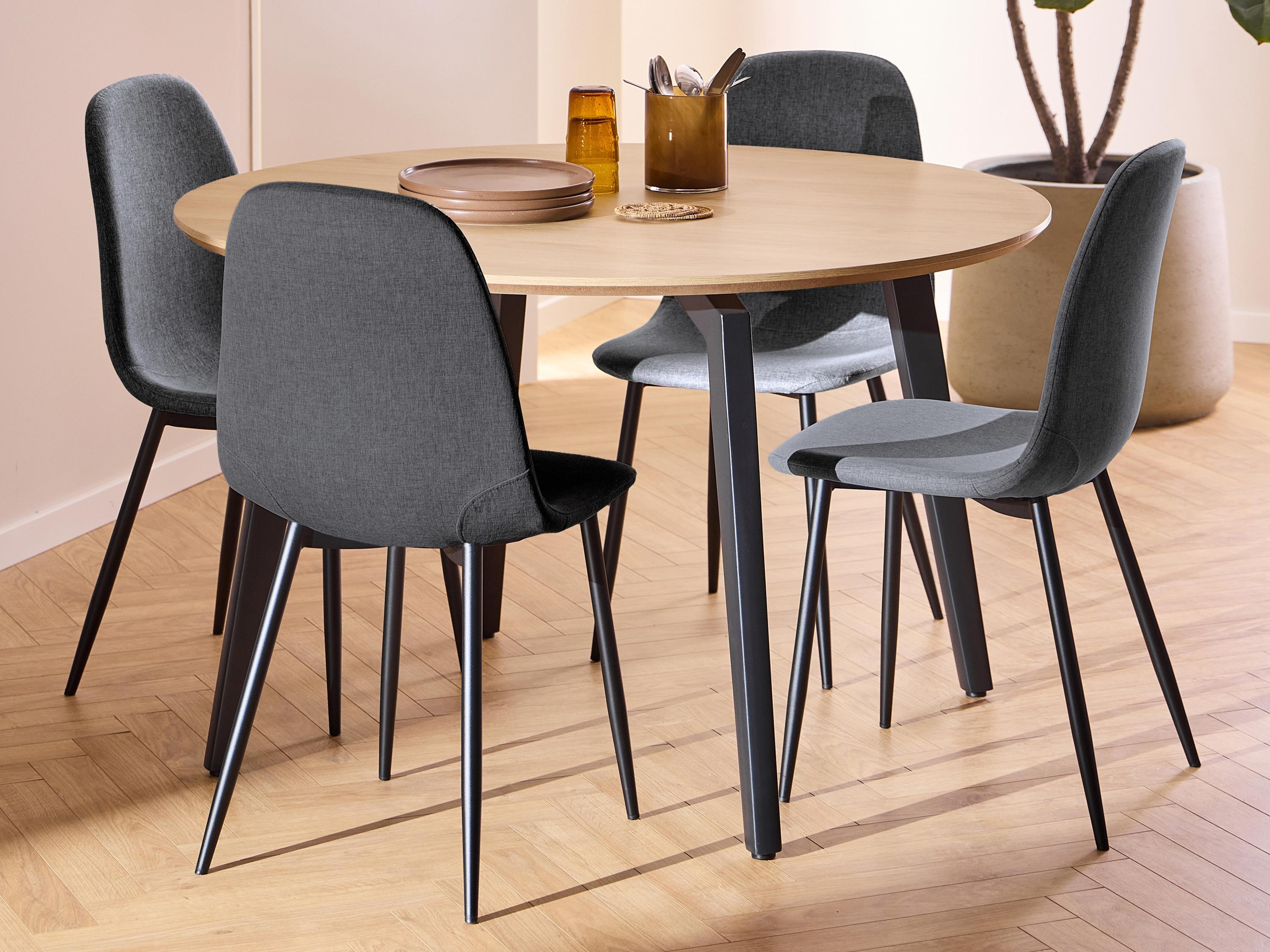 Ēdamistabas komplekts Norsica 1008 (Pelēks)