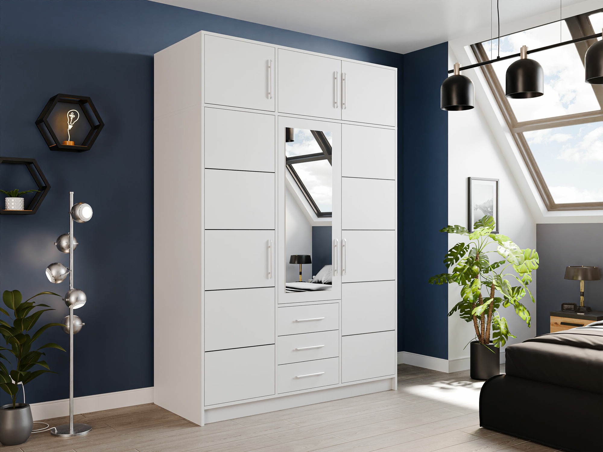 Skapis Dortivu 153 (Balts)