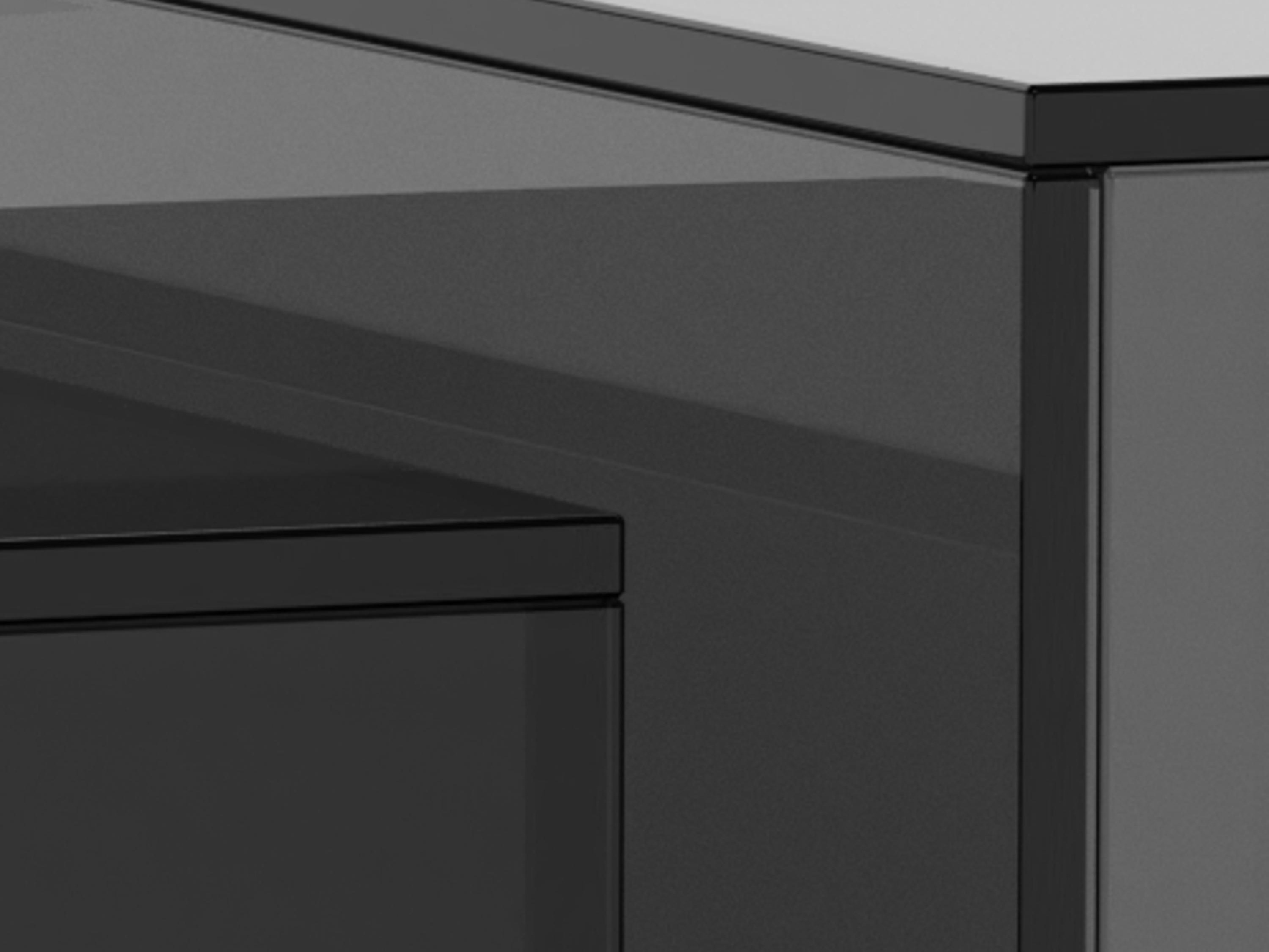 Žurnālu galdiņu komplekts Norsica 1007 (Melns)