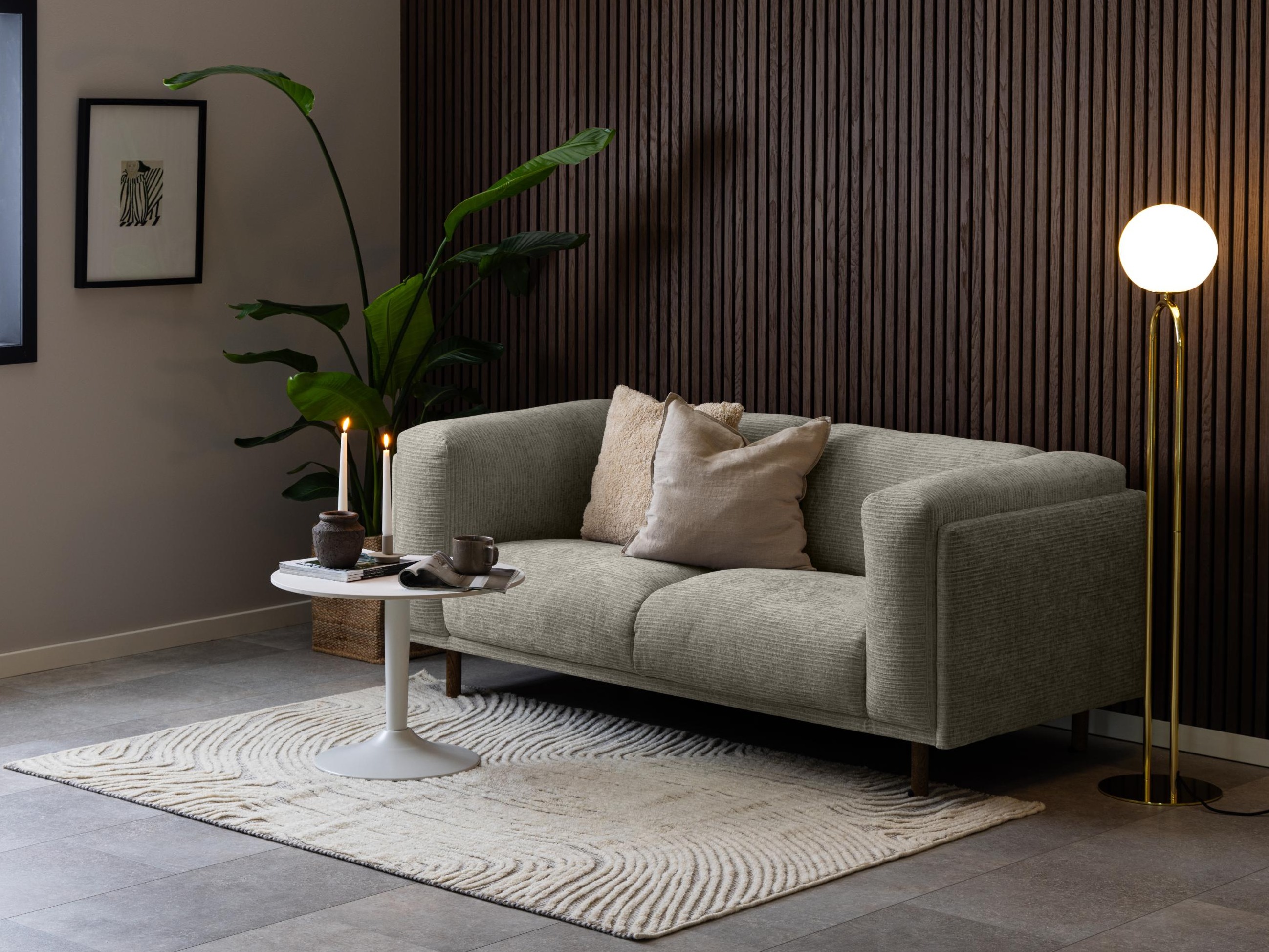 Žurnālu galdiņš Norsica 742 (Balts marmors)