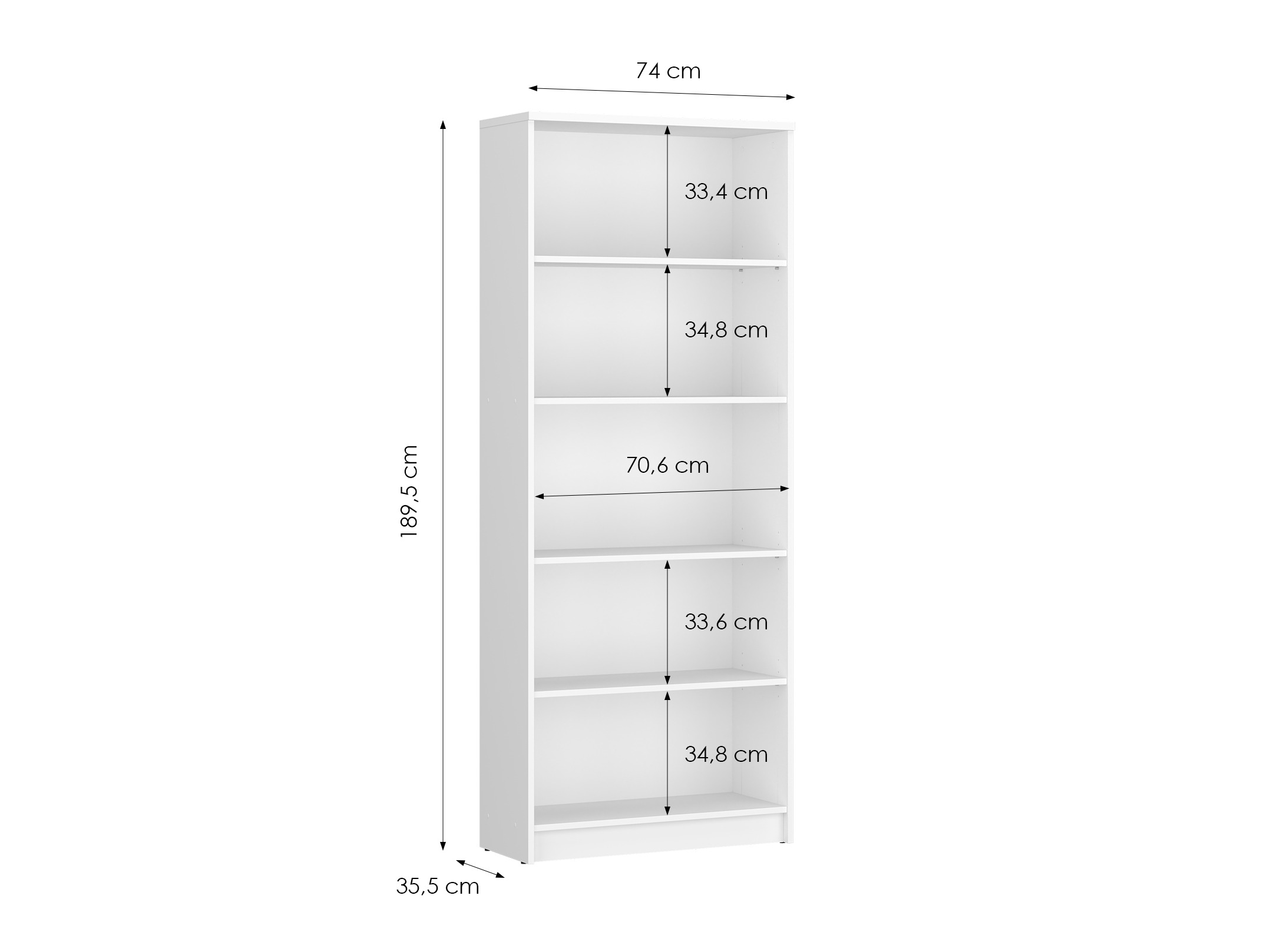 Plaukts Ontario 194 (Balts)