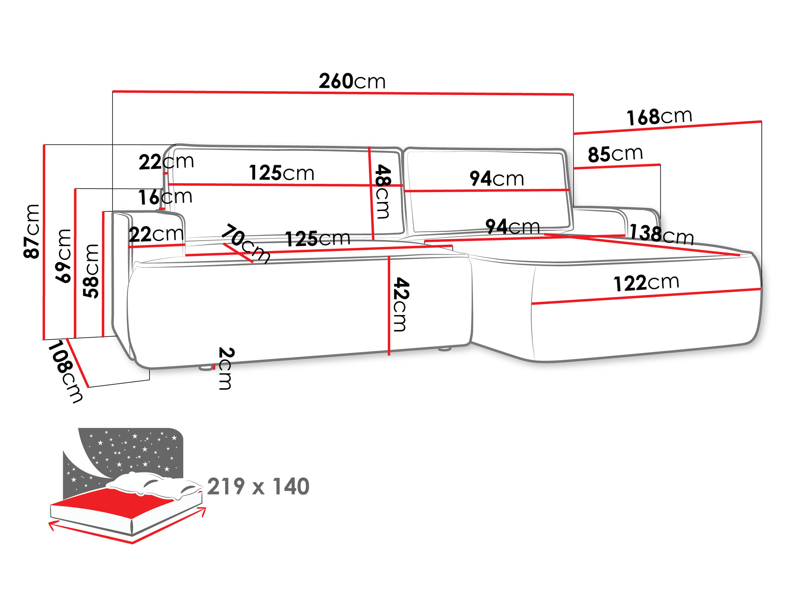 Stūra dīvāns Bountiful 102 (Velo 633)