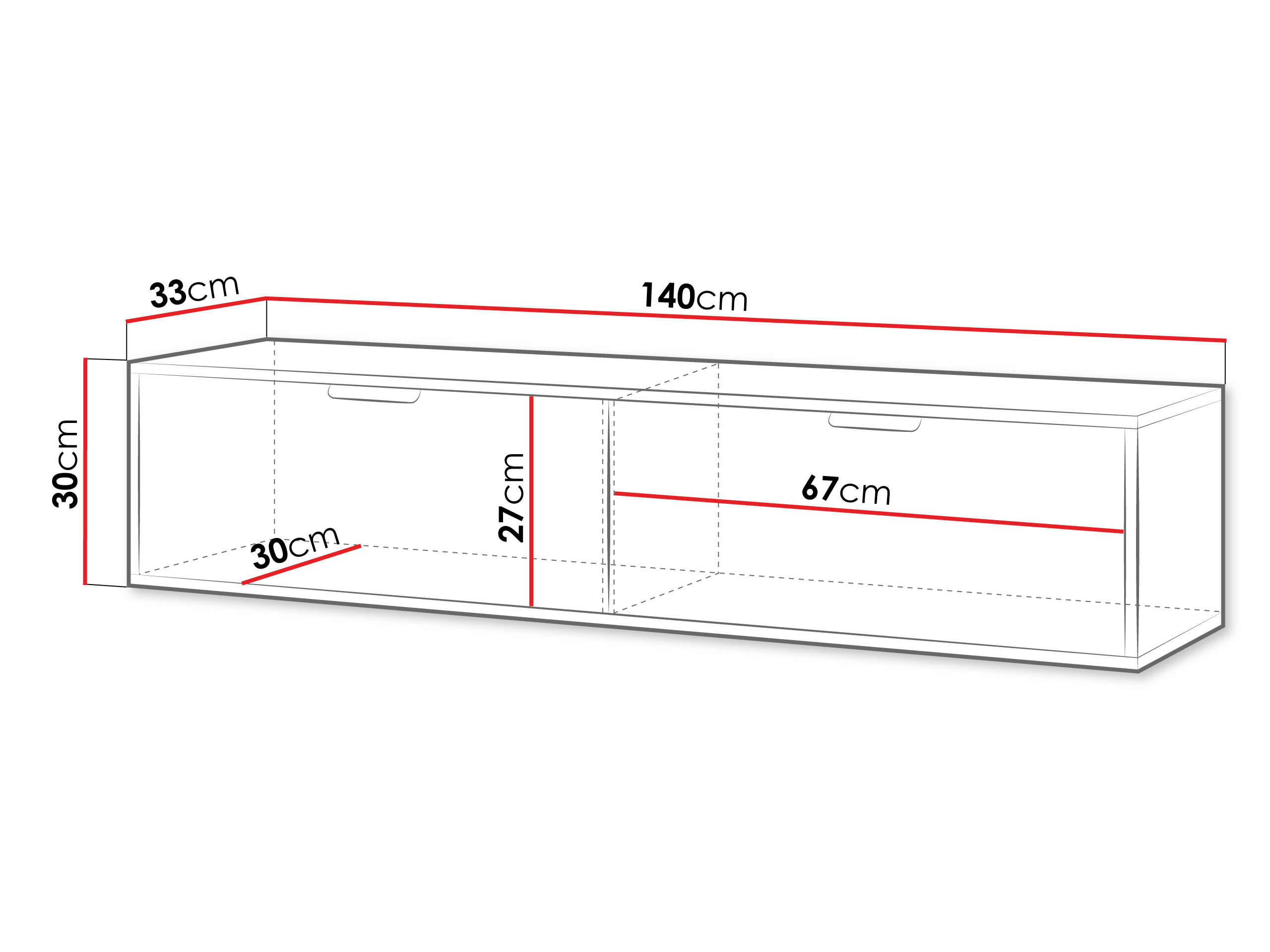 TV galds Hamilton 100 (Balts)