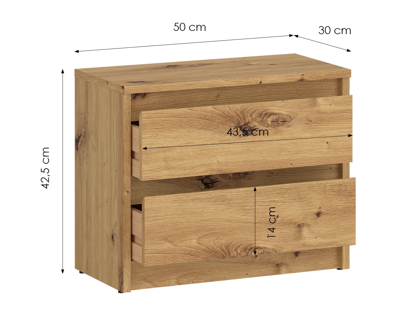 Naktsgaldiņš Ontario 197 (Artisan ozols)