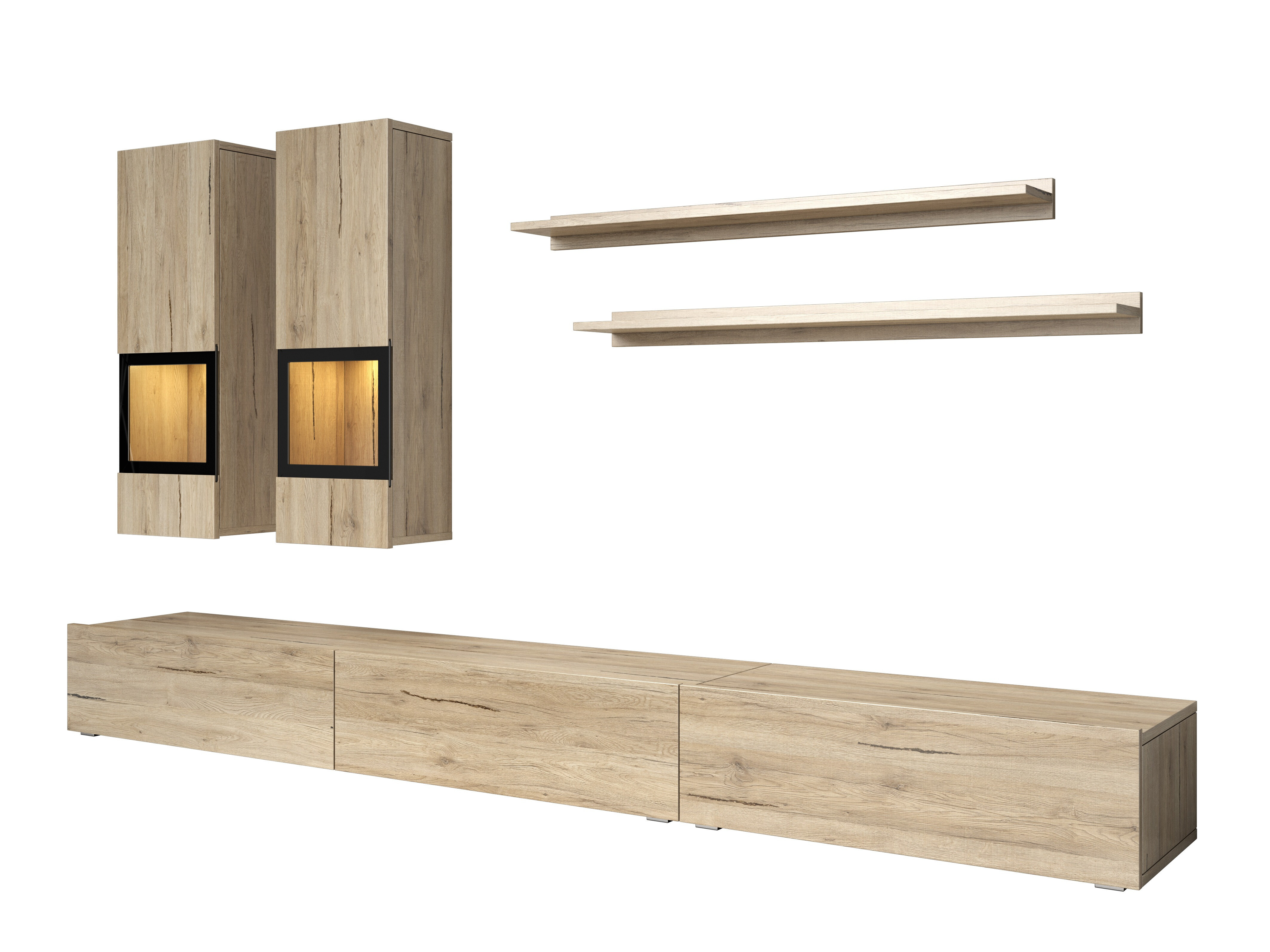 Viesistabas komplekts Serodeu 104 (Sanremo ozols)