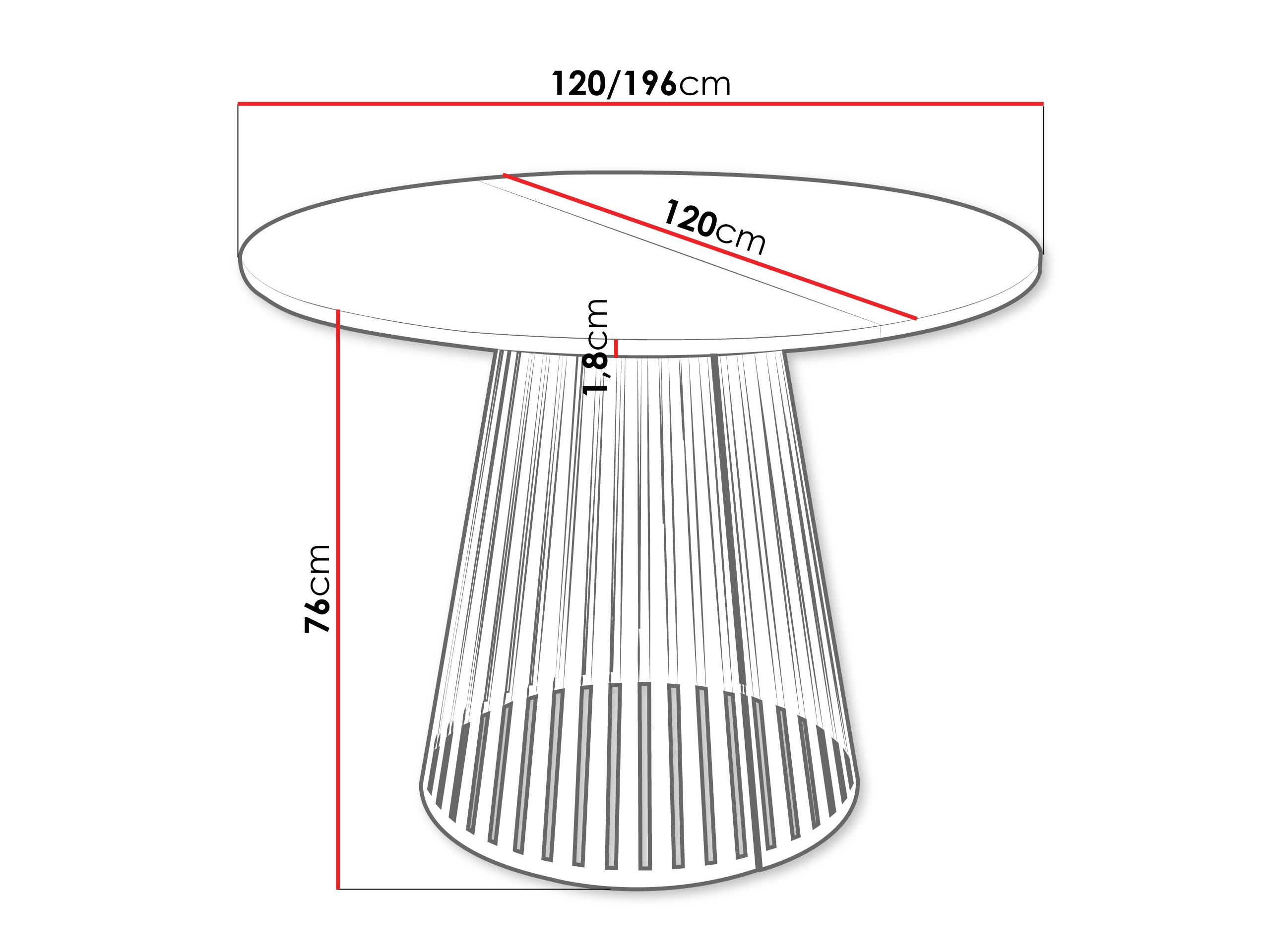 Galds Oswego 154 (Riekstkoks)
